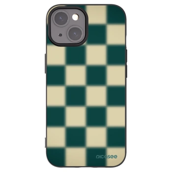 Picasee silikonski črni ovitek za Apple iPhone 15 - Shadow Chess