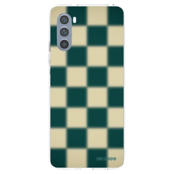 Picasee silikonski prozorni ovitek za Motorola Moto G62 - Shadow Chess