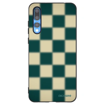 Picasee silikonski črni ovitek za Huawei P20 Pro - Shadow Chess