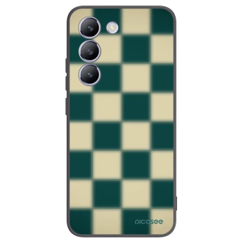 Picasee silikonski črni ovitek za Vivo V40 SE 5G - Shadow Chess