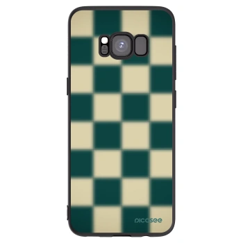 Picasee silikonski črni ovitek za Samsung Galaxy S8 G950F - Shadow Chess