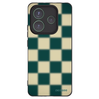 Picasee silikonski črni ovitek za Xiaomi Redmi Note 14 5G - Shadow Chess