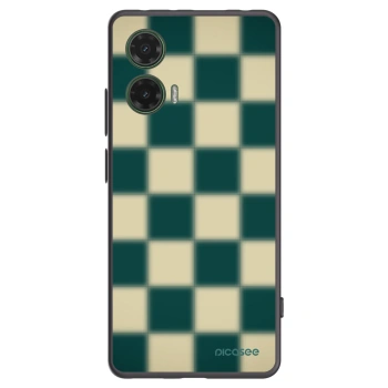 Picasee silikonski črni ovitek za Motorola Moto G35 5G - Shadow Chess