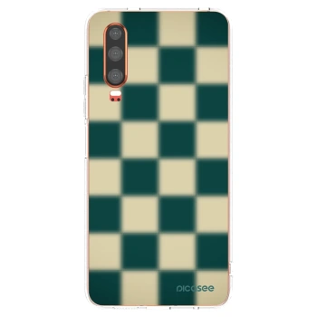 Picasee silikonski prozorni ovitek za Huawei P30 - Shadow Chess