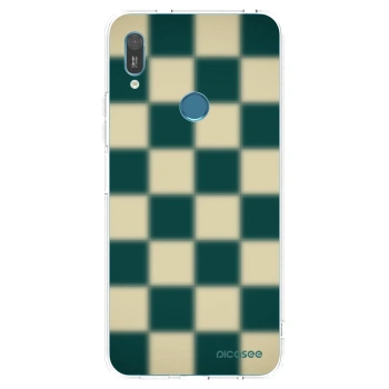 Picasee silikonski prozorni ovitek za Huawei Y6 2019 - Shadow Chess