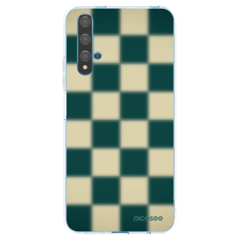 Picasee silikonski prozorni ovitek za Huawei Nova 5T - Shadow Chess