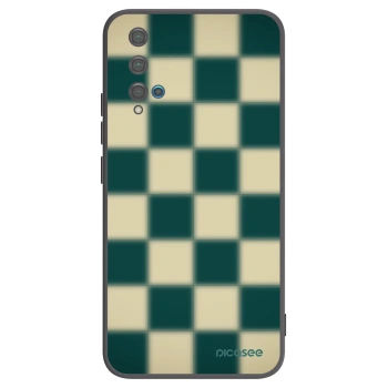Picasee silikonski črni ovitek za Huawei Nova 5T - Shadow Chess