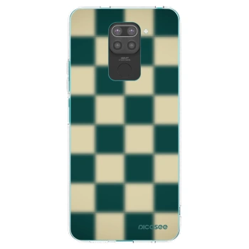 Picasee silikonski črni ovitek za Xiaomi Redmi Note 9 - Shadow Chess