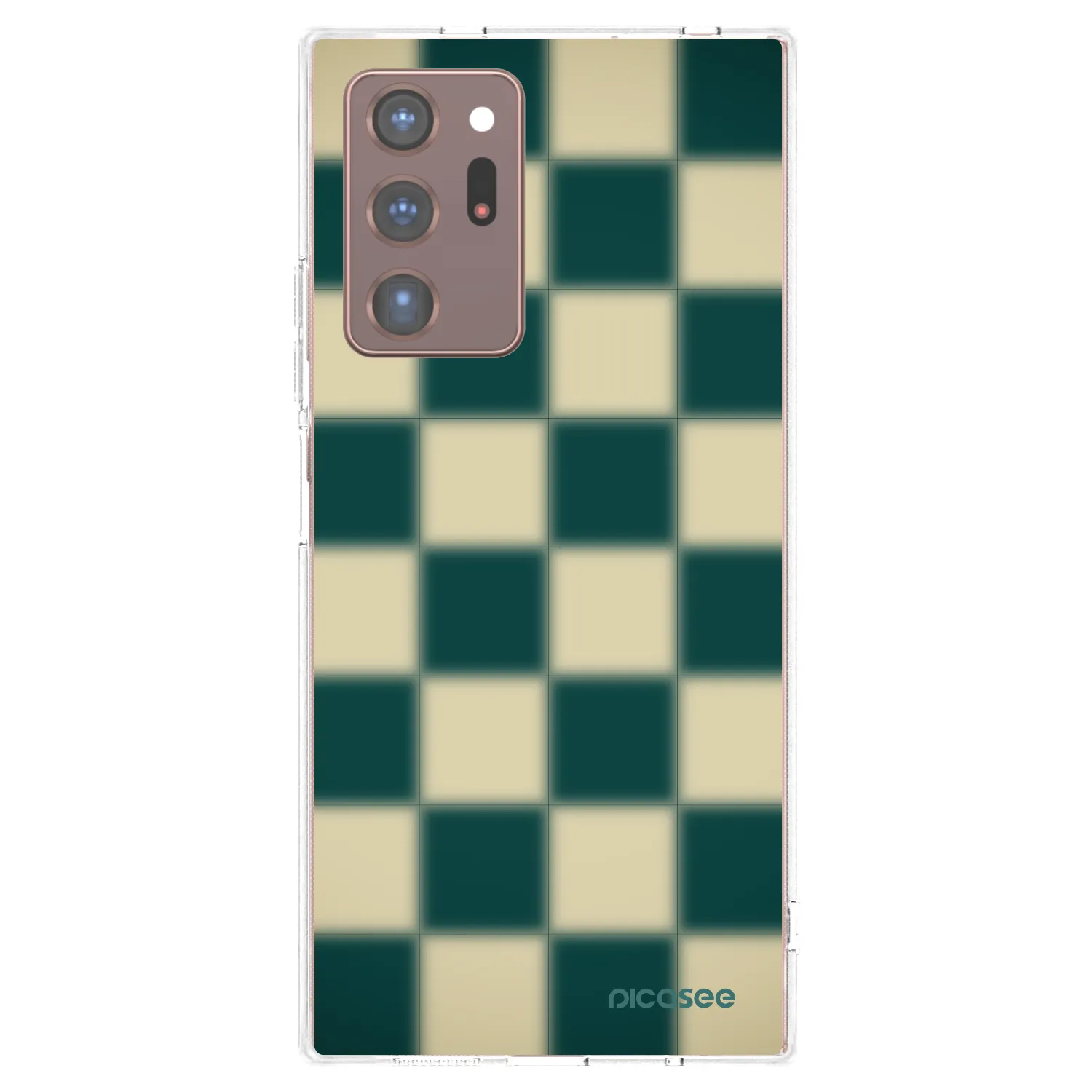 Picasee silikonski prozorni ovitek za Samsung Galaxy Note 20 Ultra - Shadow Chess