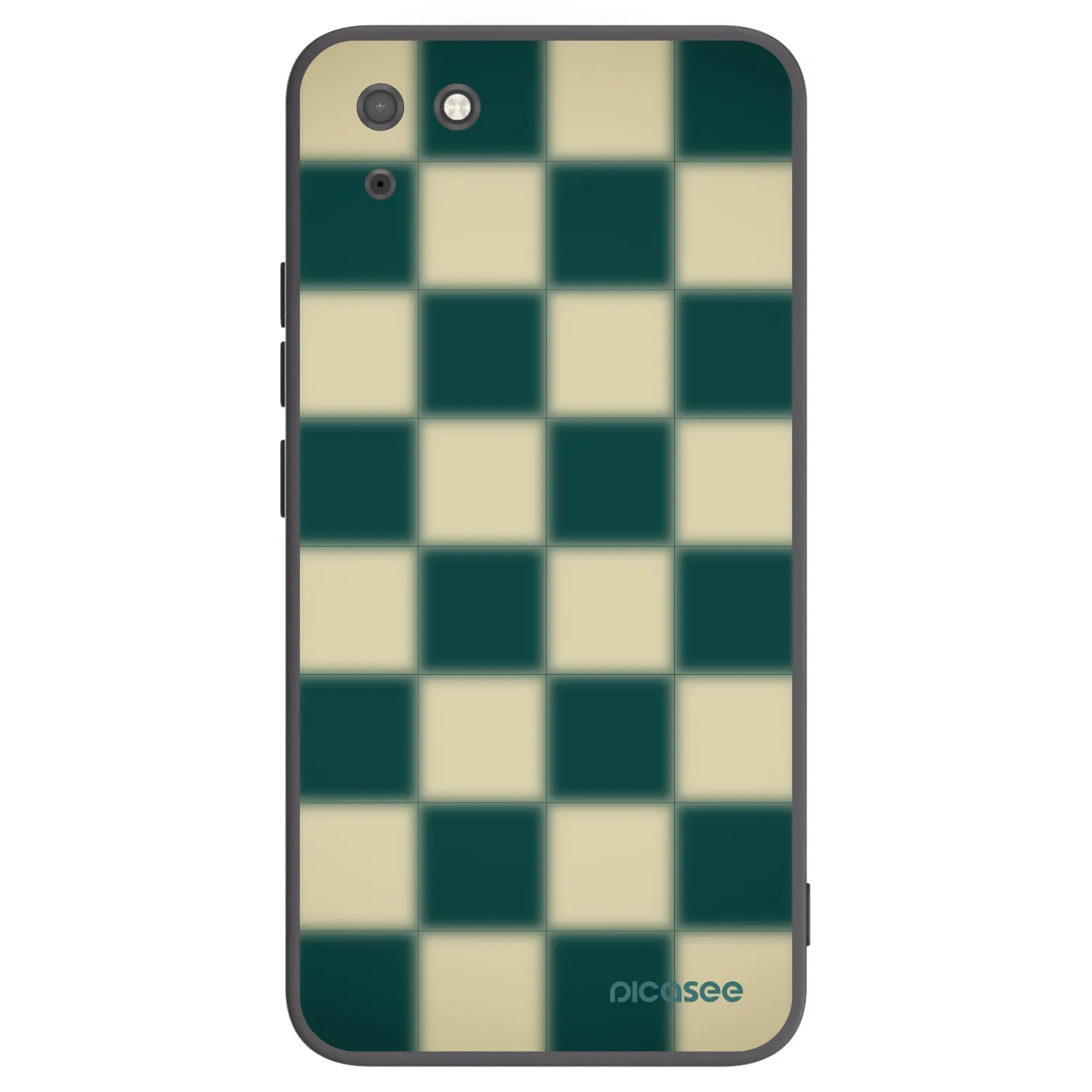 Picasee silikonski črni ovitek za Huawei Y5P - Shadow Chess