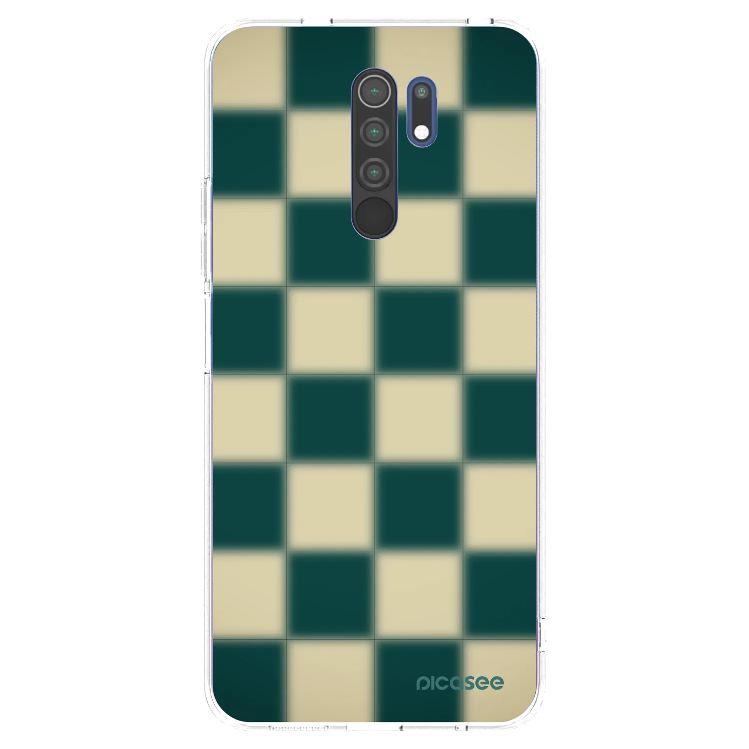 Picasee silikonski prozorni ovitek za Xiaomi Redmi 9 - Shadow Chess