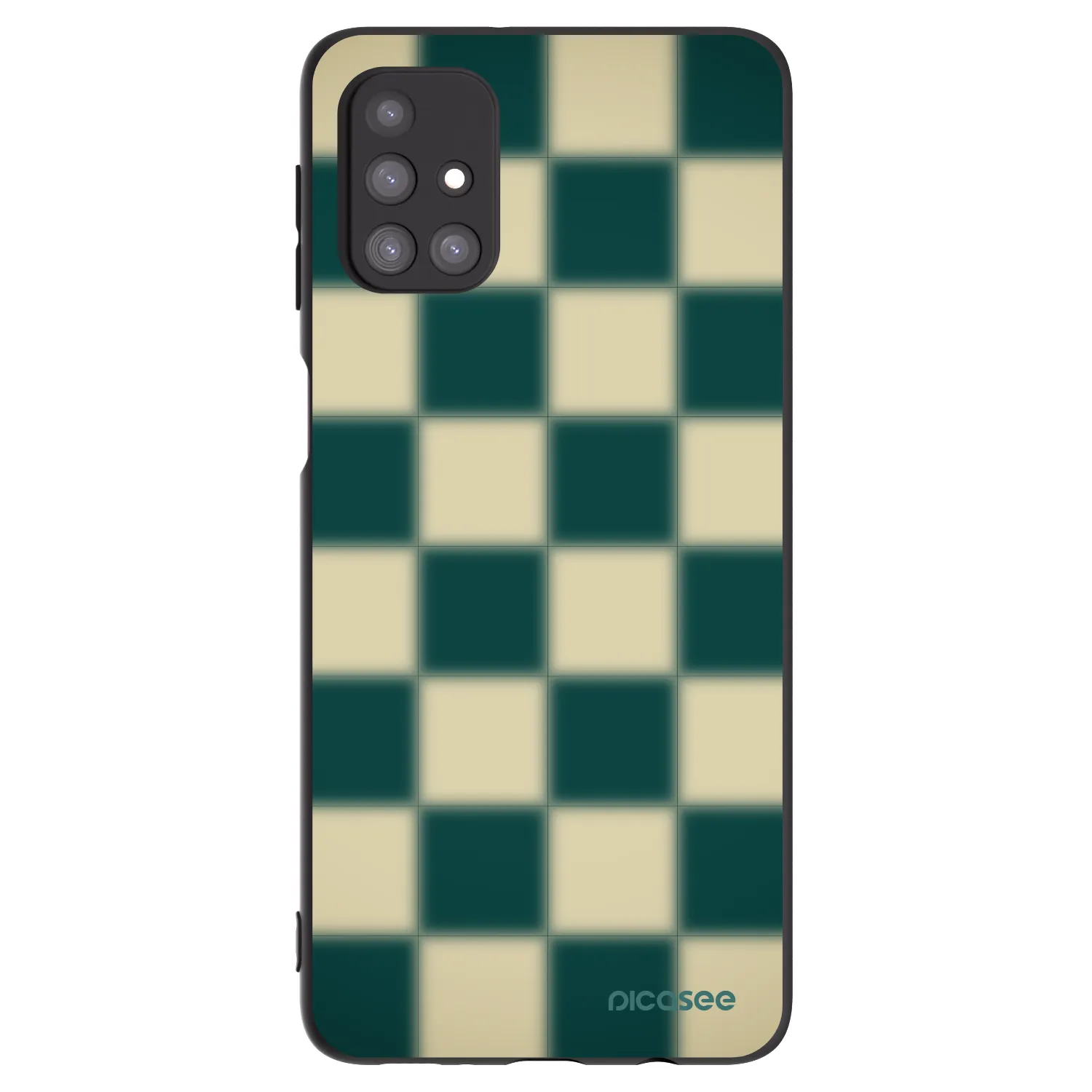 Picasee silikonski črni ovitek za Samsung Galaxy M31s - Shadow Chess