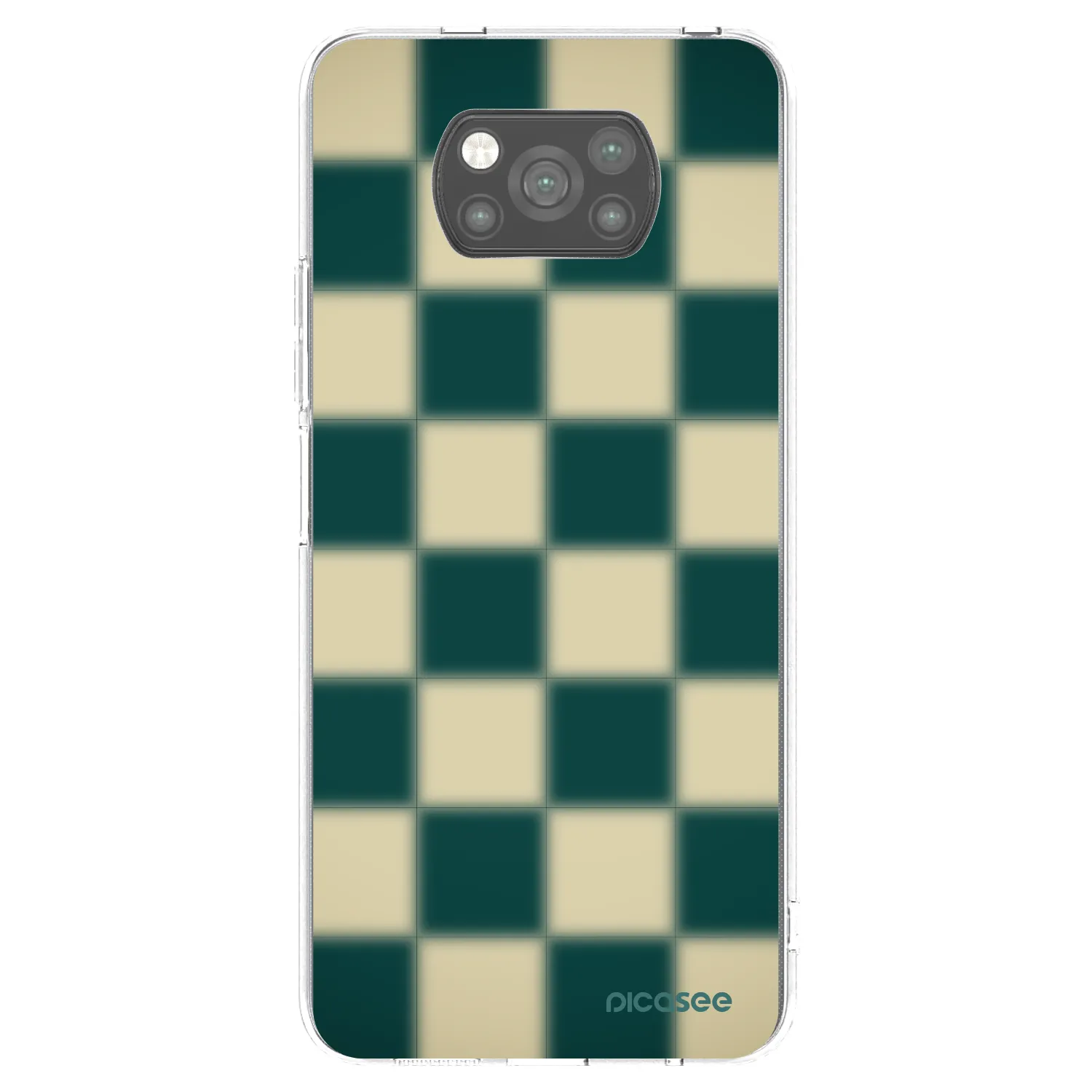 Picasee silikonski črni ovitek za Xiaomi Poco X3 - Shadow Chess