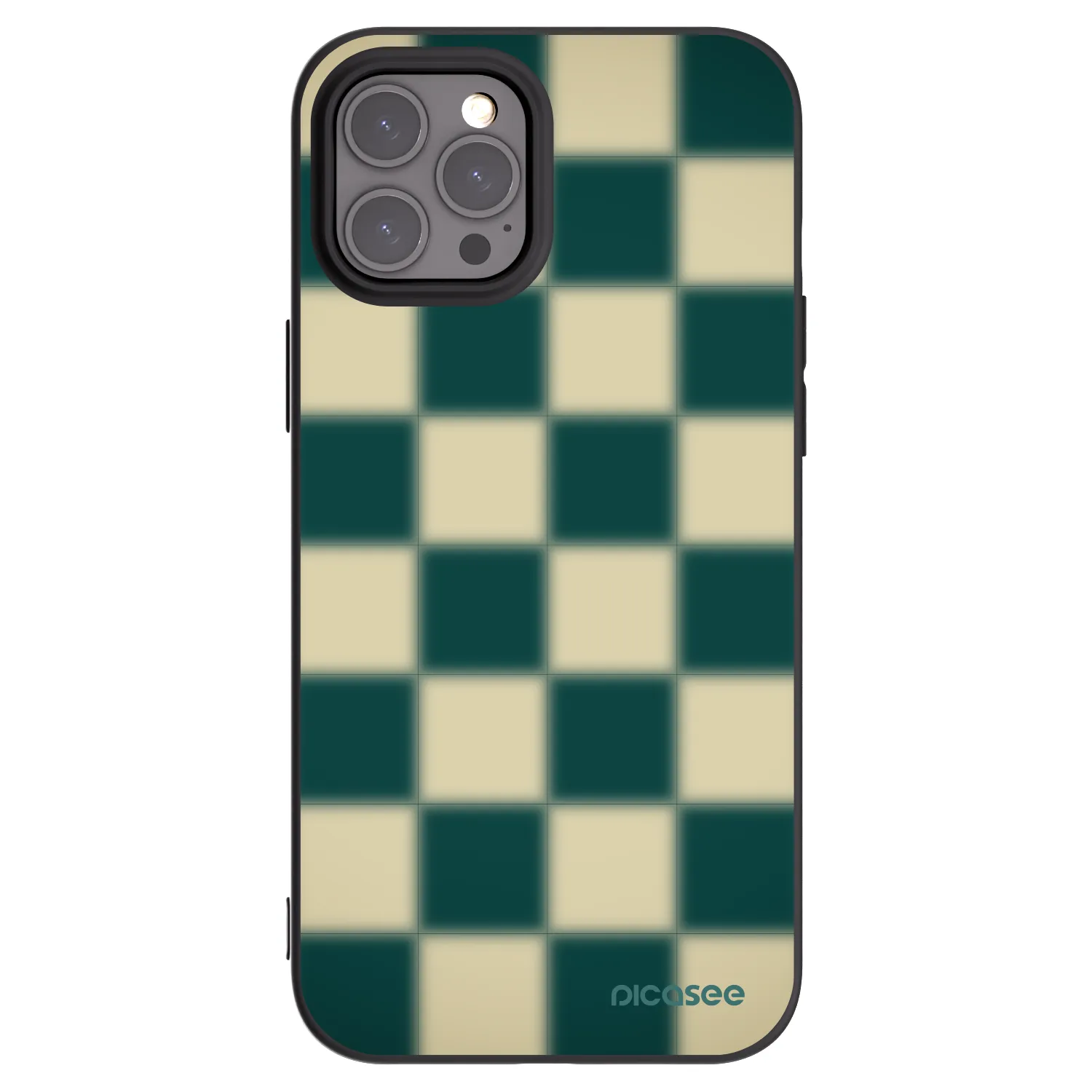 Picasee silikonski črni ovitek za Apple iPhone 12 Pro Max - Shadow Chess