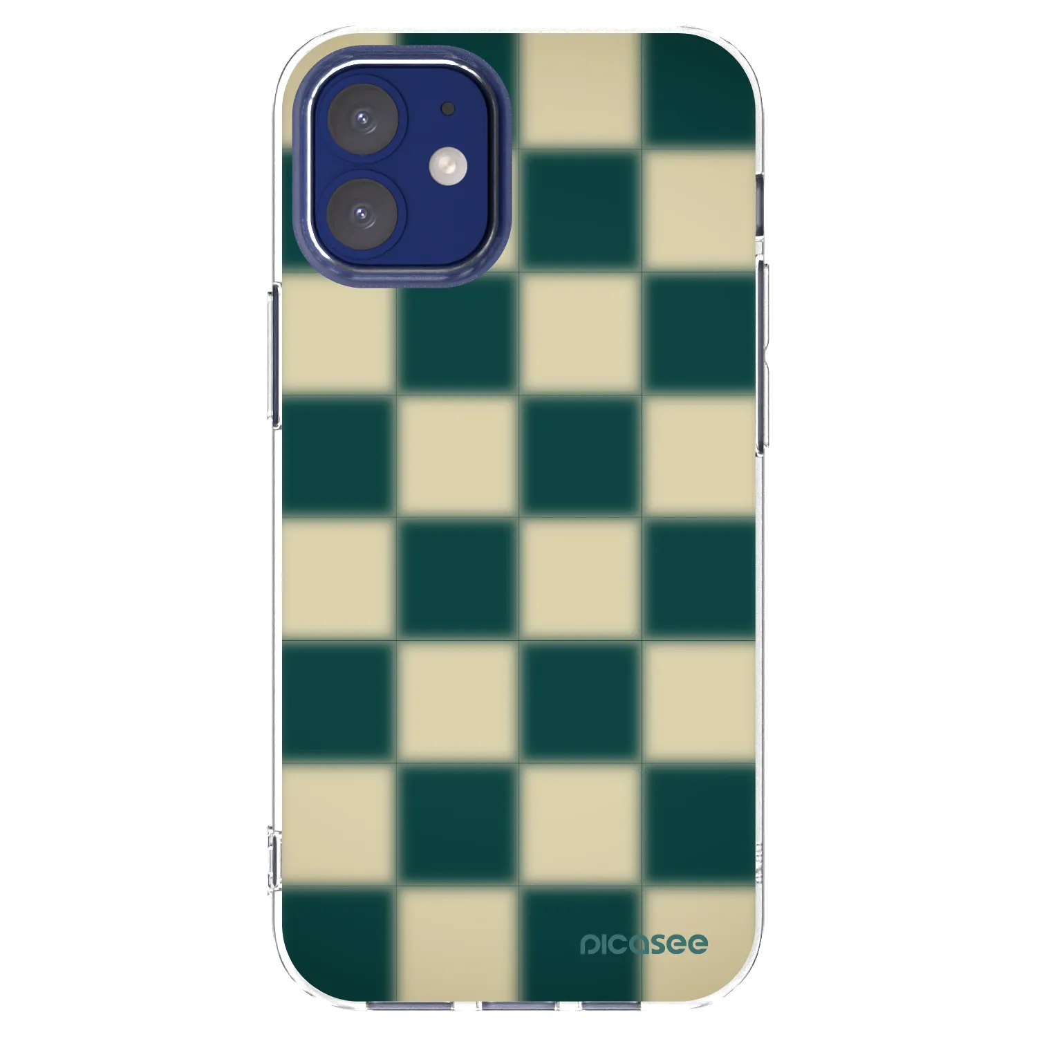 Picasee silikonski prozorni ovitek za Apple iPhone 12 mini - Shadow Chess