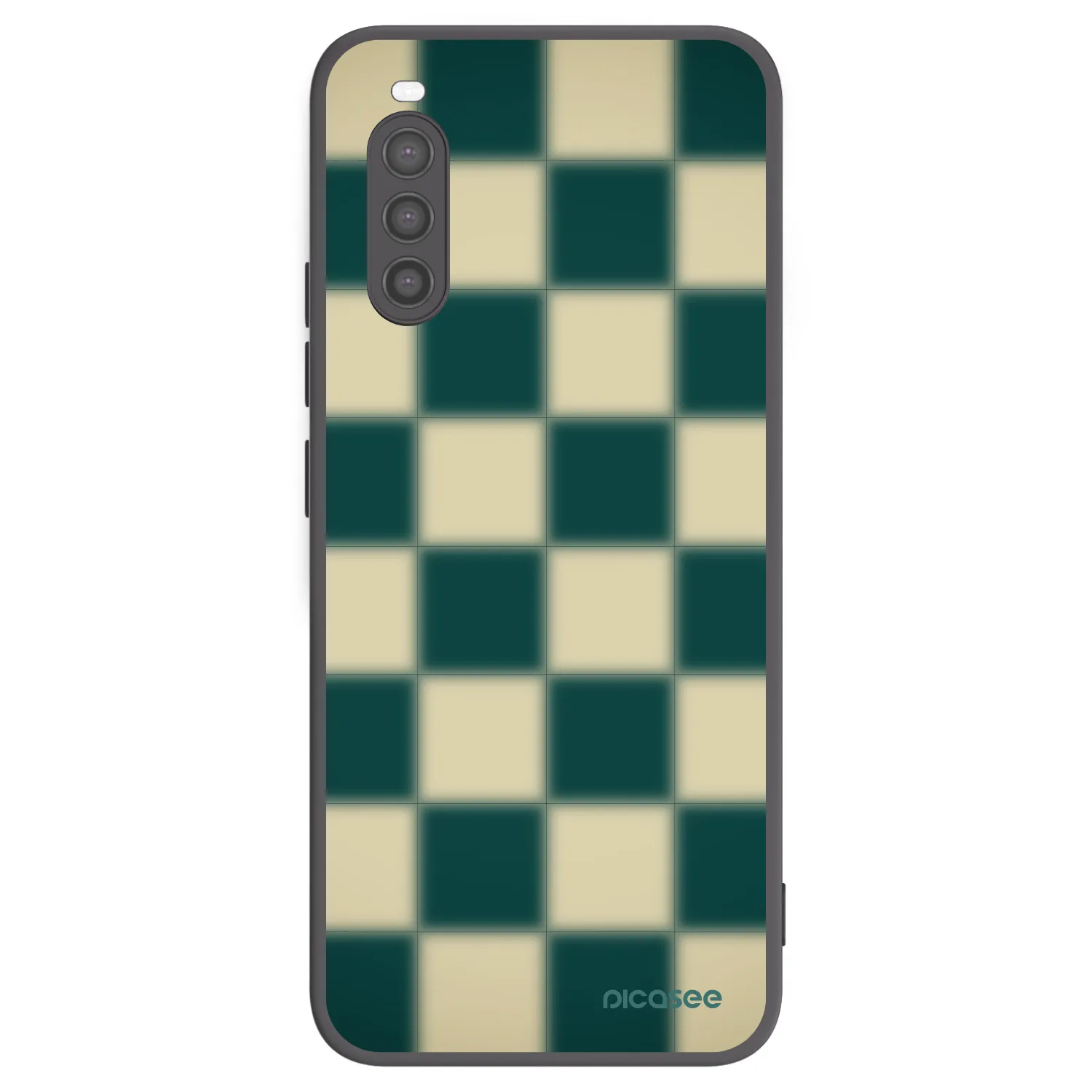 Picasee silikonski črni ovitek za Sony Xperia 10 II - Shadow Chess