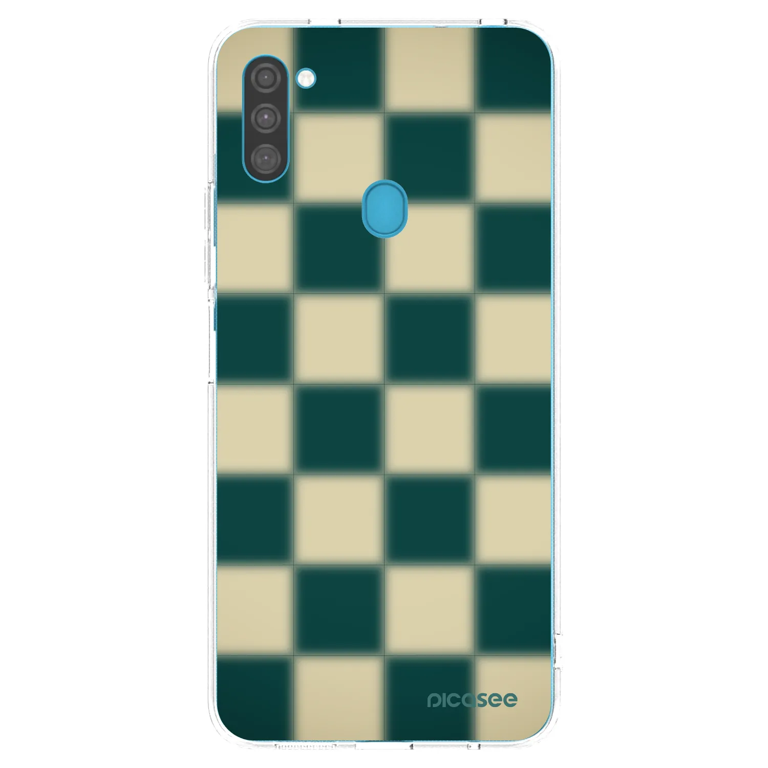 Picasee silikonski prozorni ovitek za Samsung Galaxy M11 - Shadow Chess