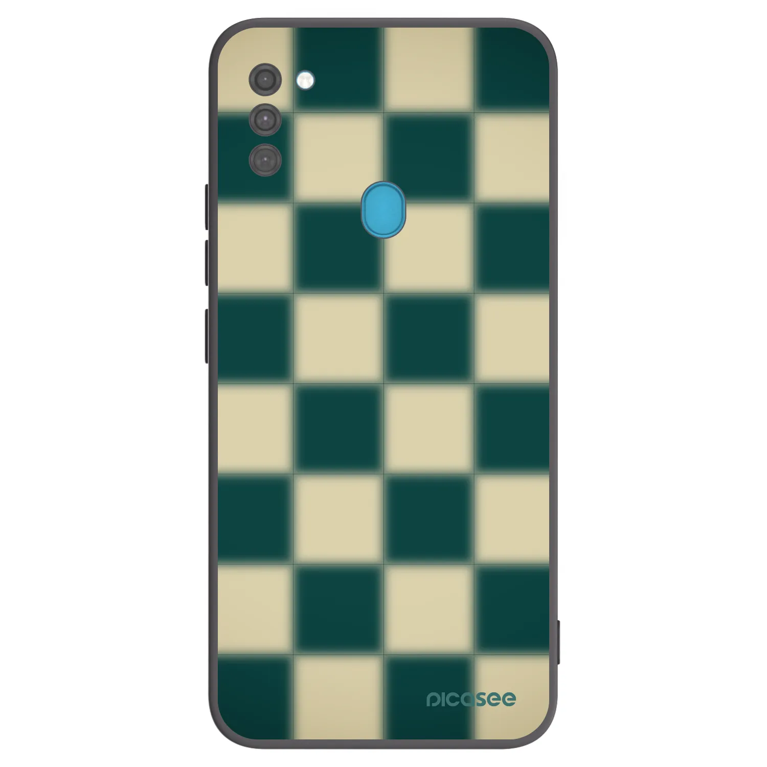 Picasee silikonski črni ovitek za Samsung Galaxy M11 - Shadow Chess