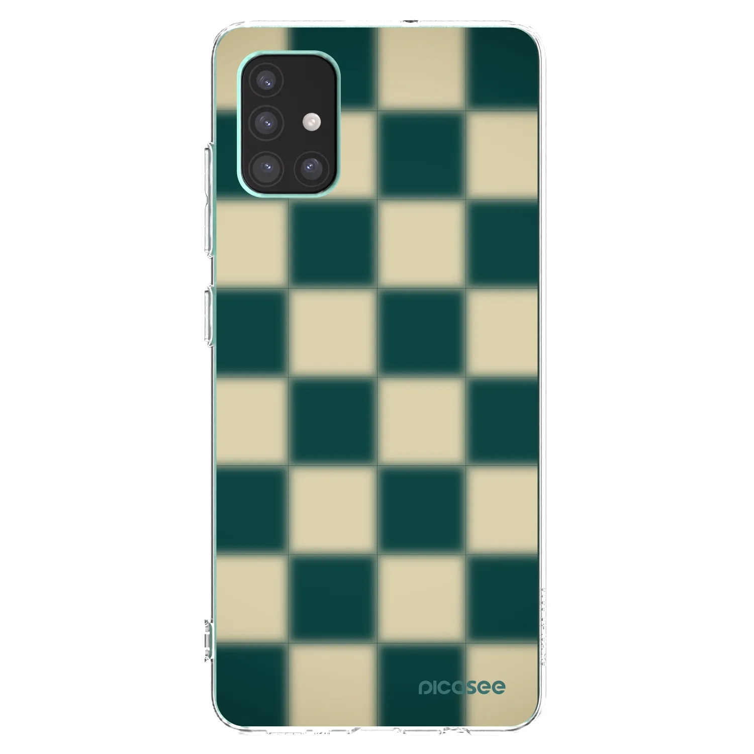 Picasee silikonski prozorni ovitek za Samsung Galaxy M51 M515F - Shadow Chess
