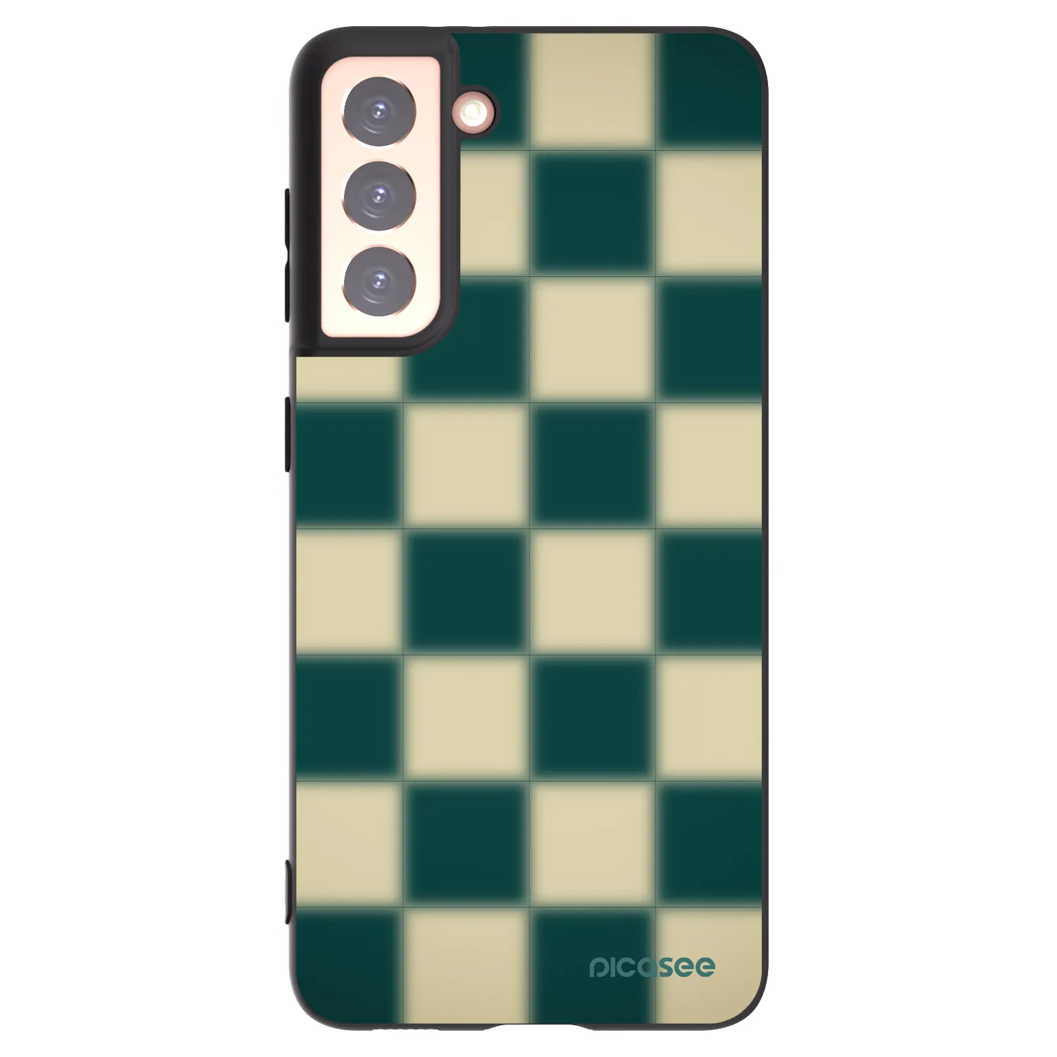 Picasee silikonski črni ovitek za Samsung Galaxy S21 5G G991B - Shadow Chess