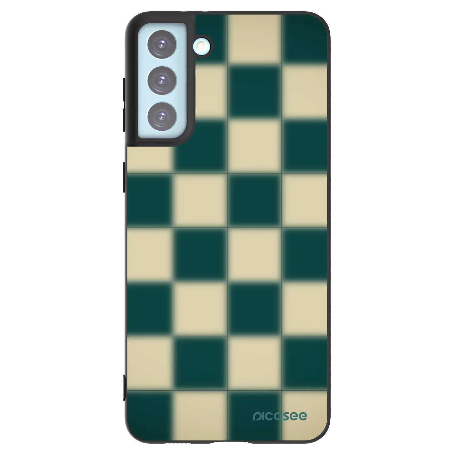 Picasee silikonski črni ovitek za Samsung Galaxy S21+ 5G G996F - Shadow Chess