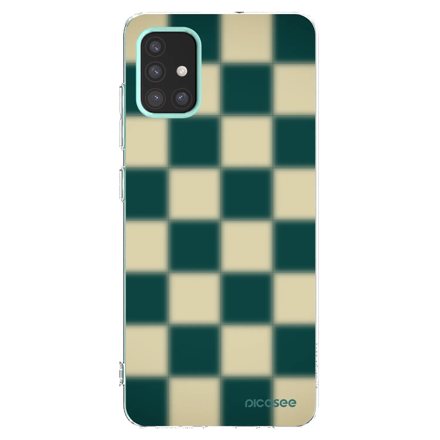 Picasee silikonski prozorni ovitek za Samsung Galaxy M31s - Shadow Chess