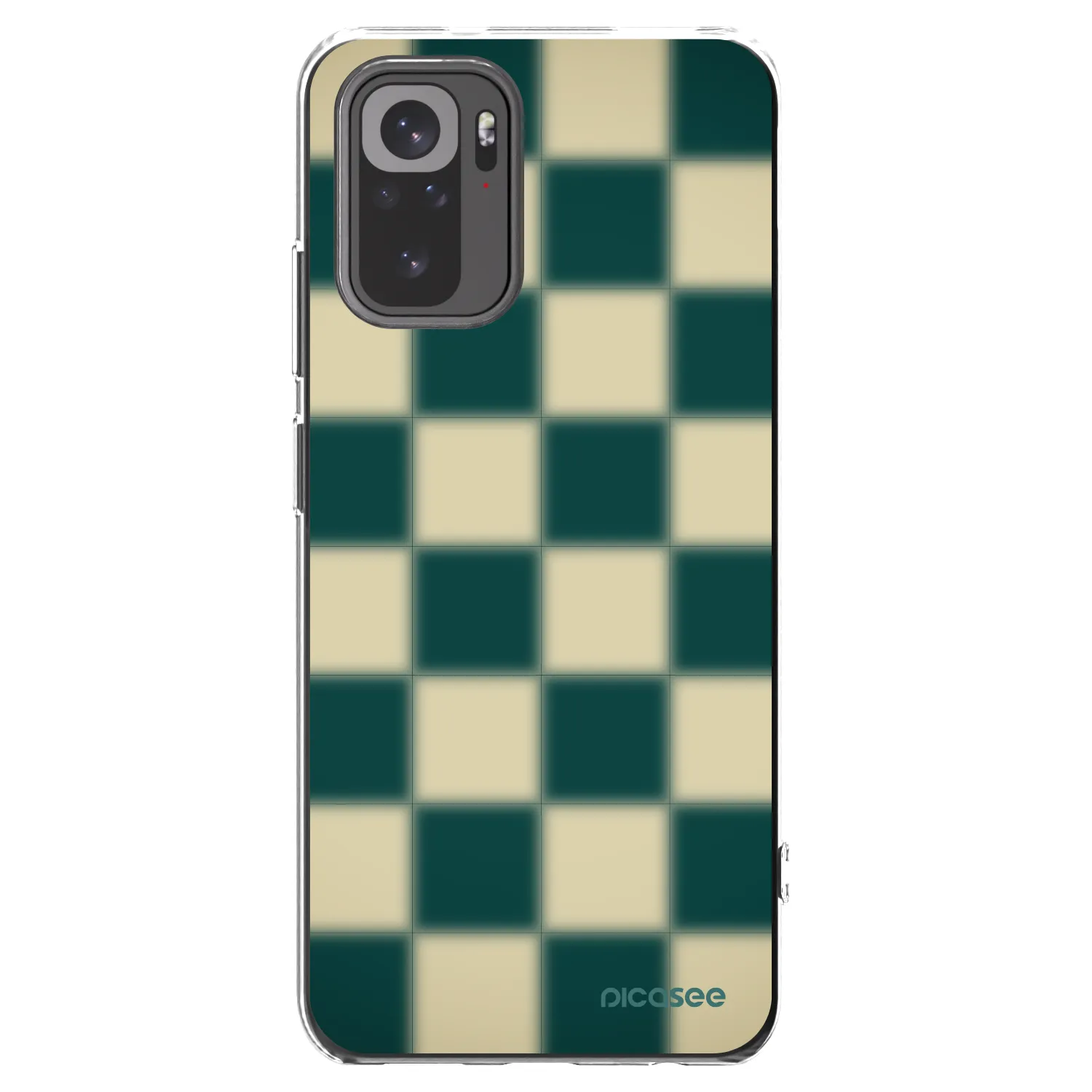 Picasee silikonski prozorni ovitek za Xiaomi Redmi Note 10 - Shadow Chess
