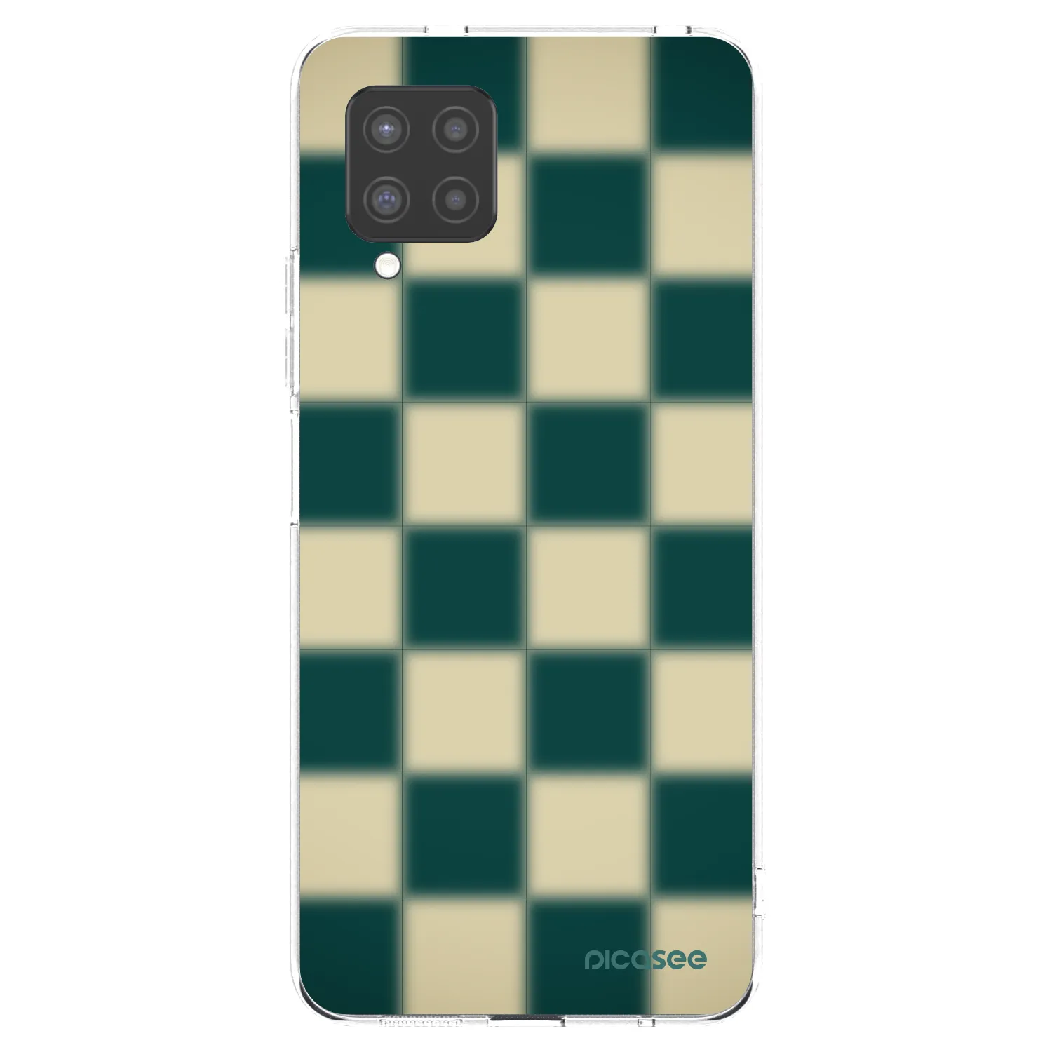Picasee silikonski prozorni ovitek za Samsung Galaxy A42 A426B - Shadow Chess
