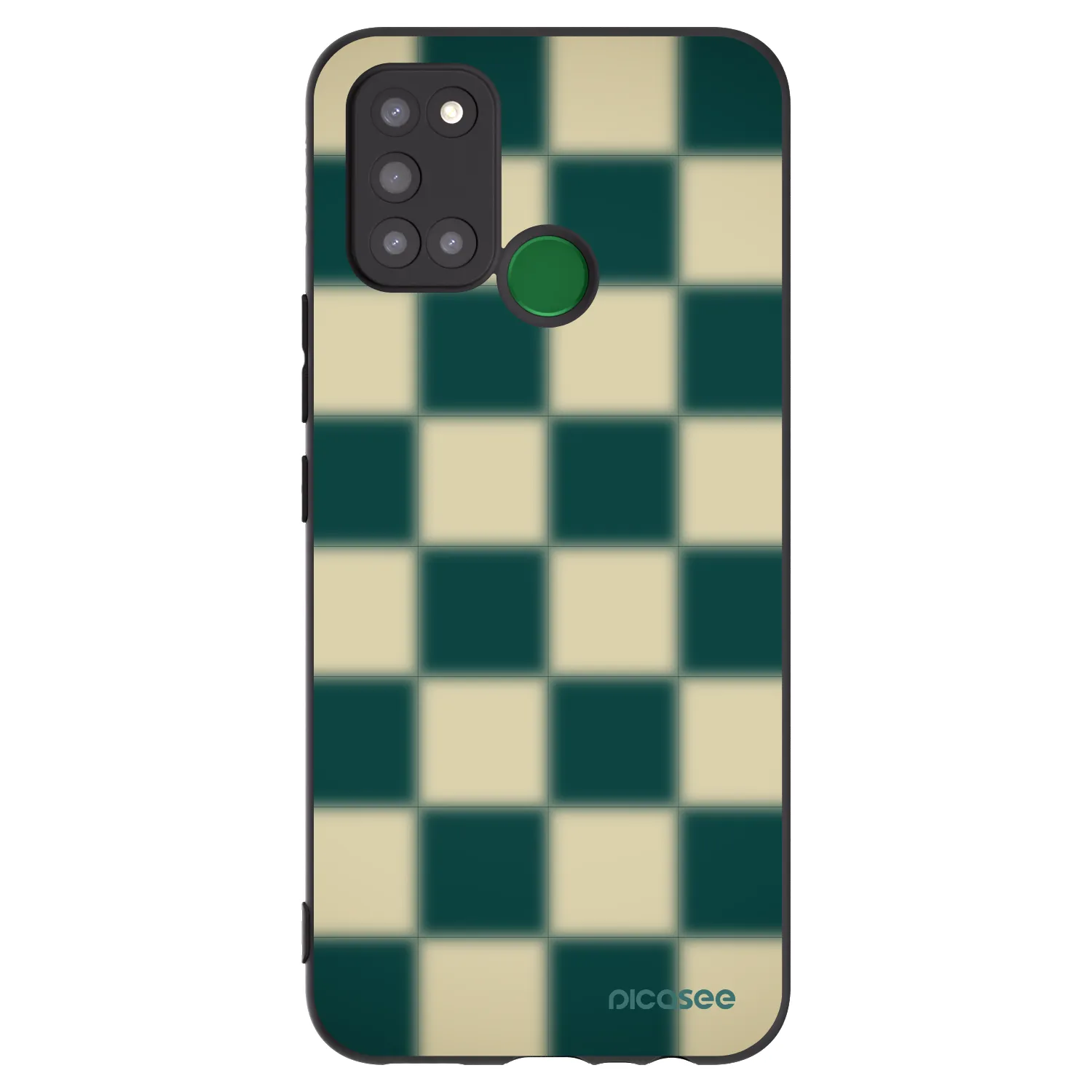 Picasee silikonski črni ovitek za Realme 7i - Shadow Chess