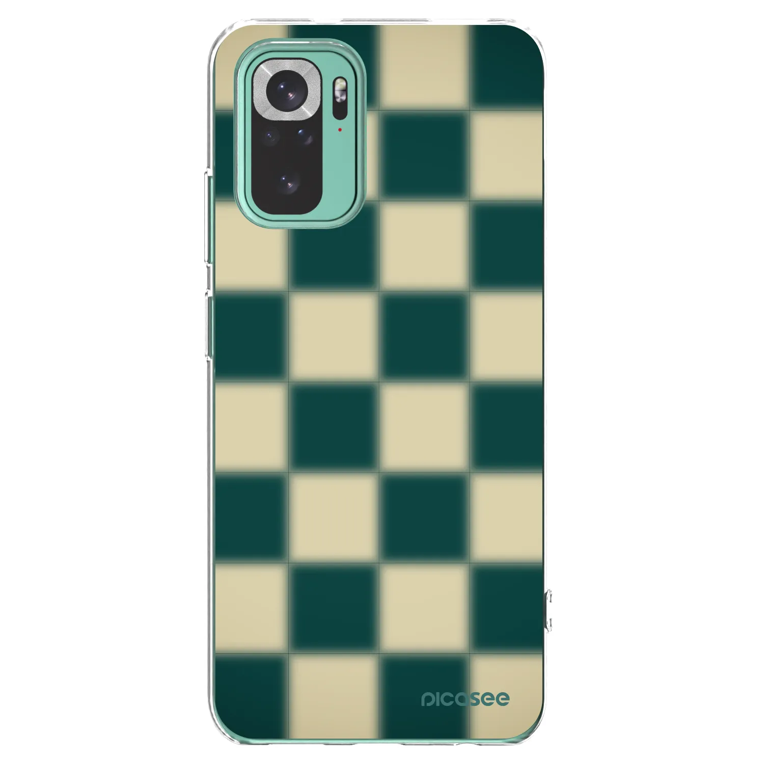 Picasee silikonski prozorni ovitek za Xiaomi Redmi Note 10 Pro - Shadow Chess