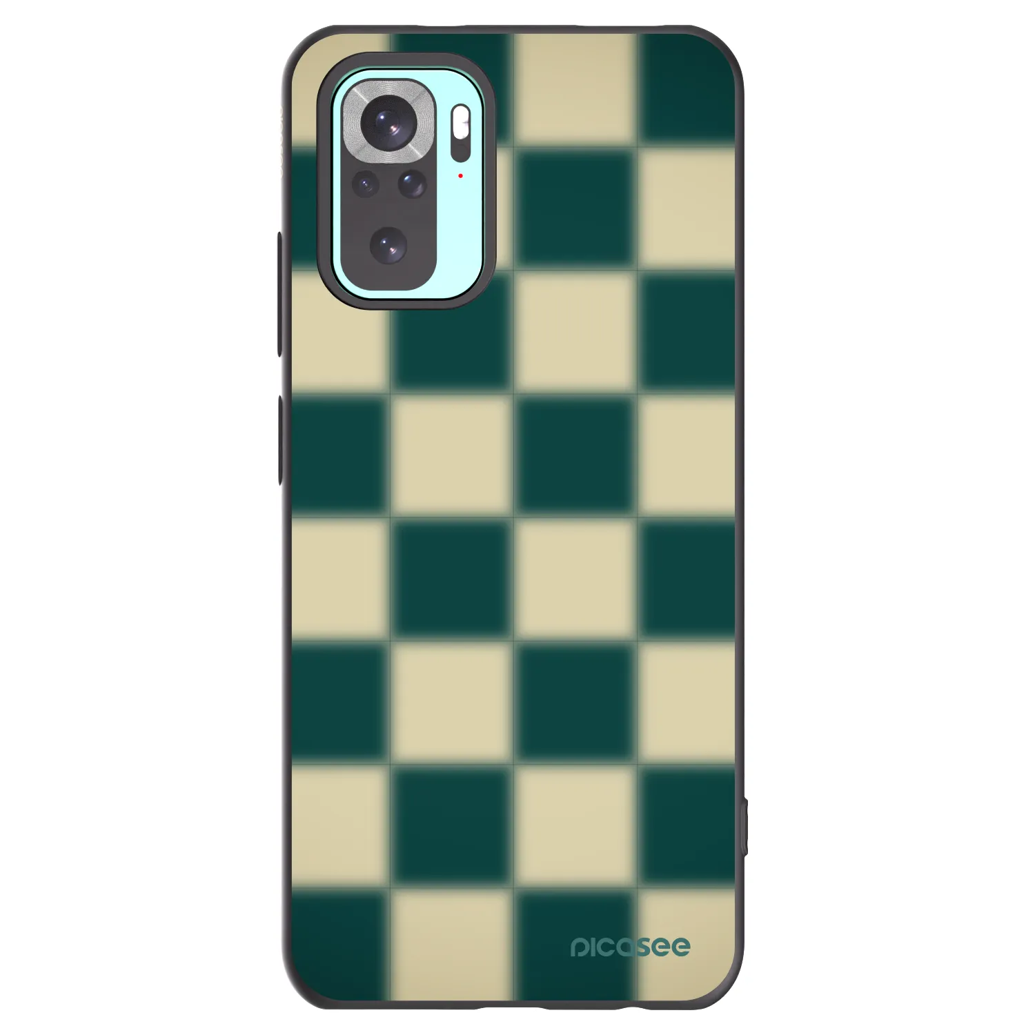 Picasee silikonski črni ovitek za Xiaomi Redmi Note 10 Pro - Shadow Chess