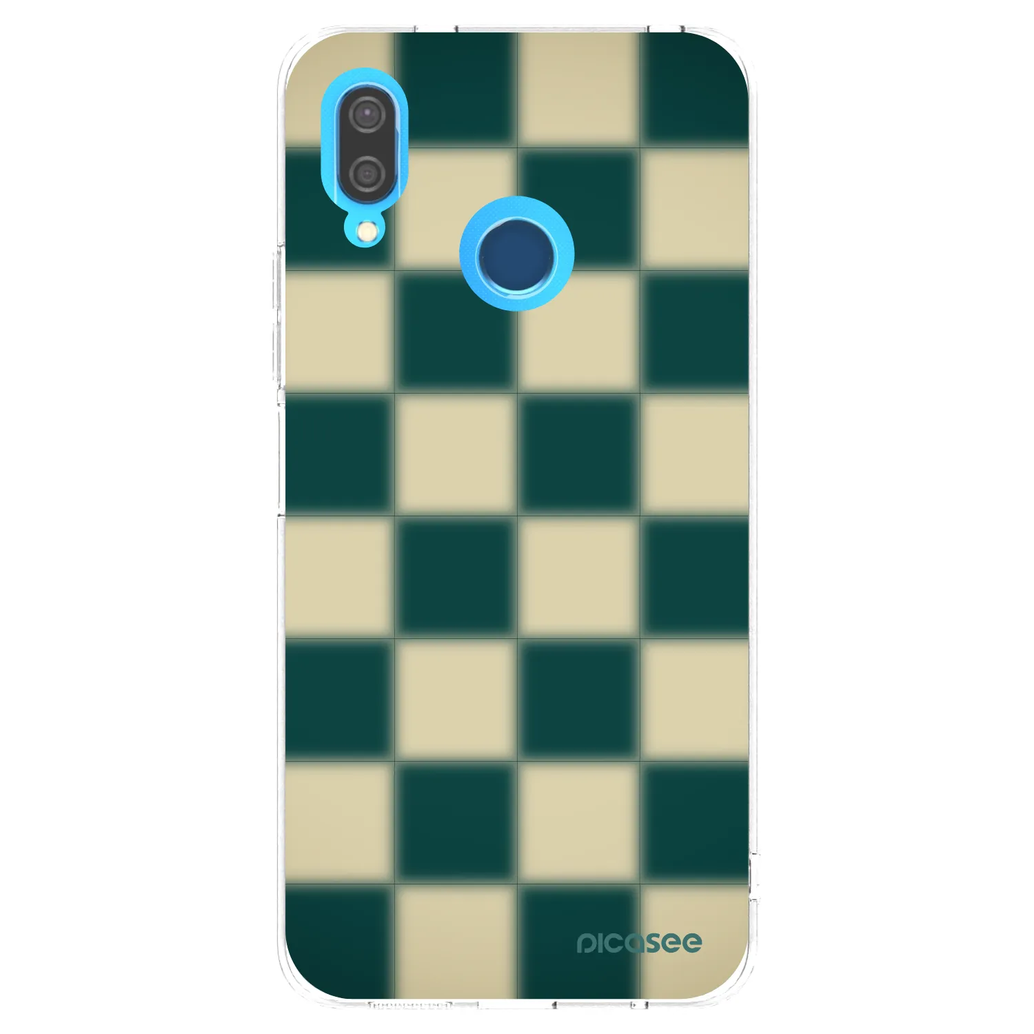 Picasee silikonski prozorni ovitek za Huawei P20 Lite - Shadow Chess