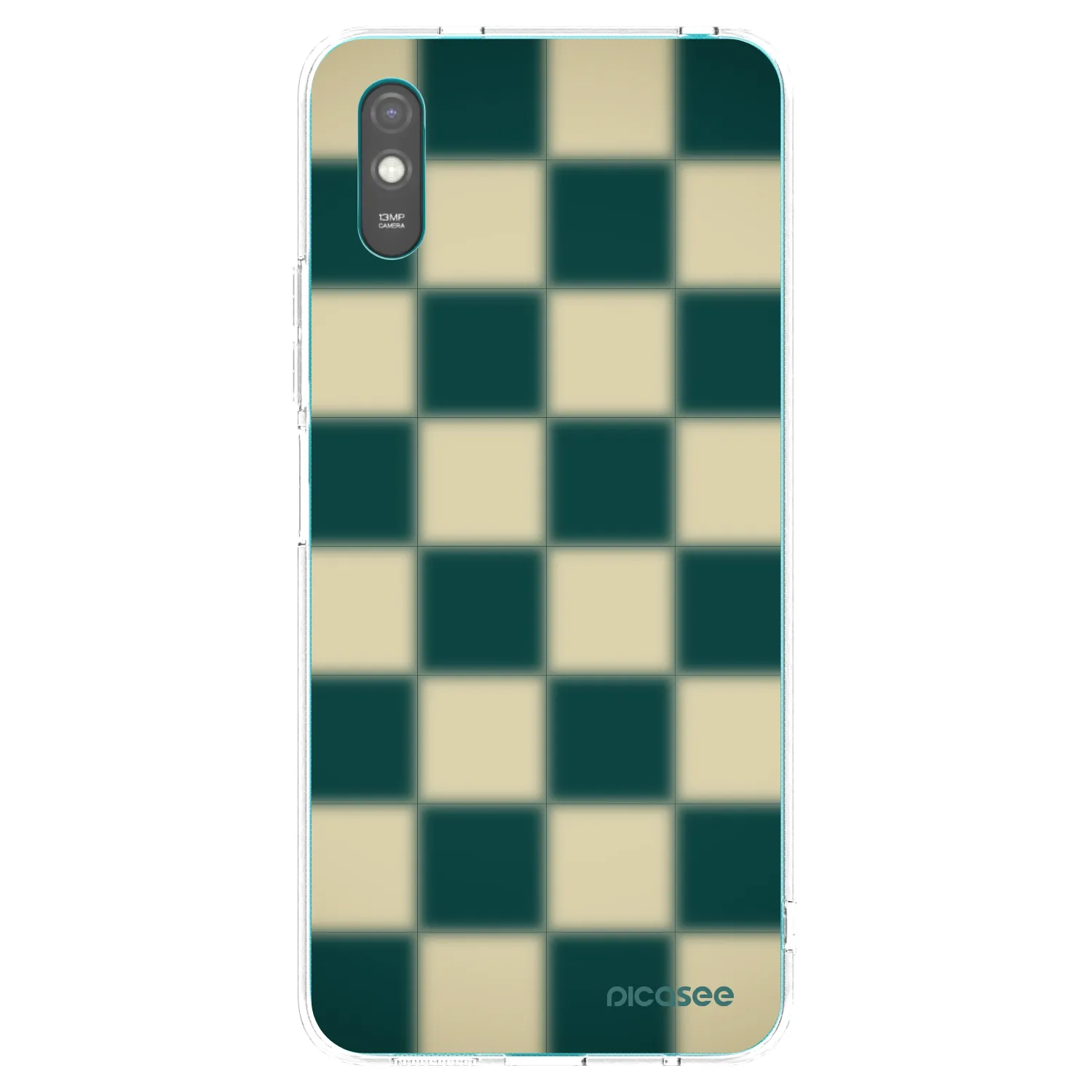 Picasee silikonski prozorni ovitek za Xiaomi Redmi 9AT - Shadow Chess
