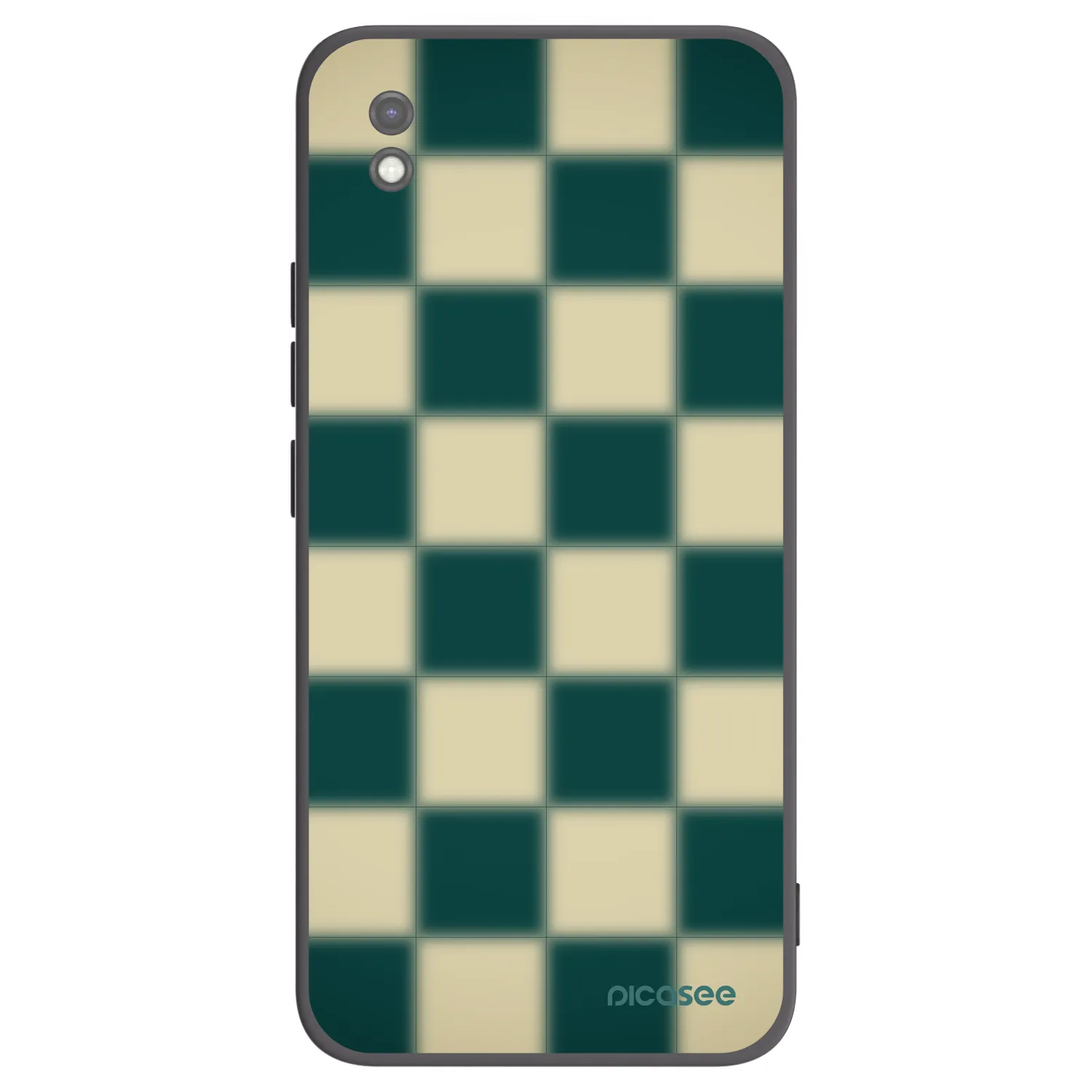Picasee silikonski črni ovitek za Xiaomi Redmi 9AT - Shadow Chess