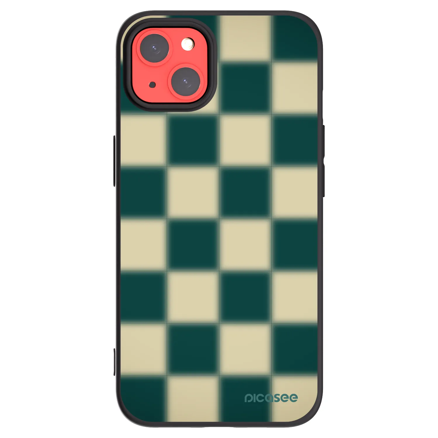 Picasee silikonski črni ovitek za Apple iPhone 13 - Shadow Chess