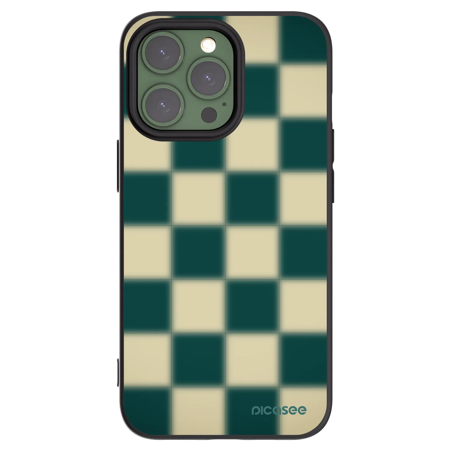 Picasee silikonski črni ovitek za Apple iPhone 13 Pro - Shadow Chess