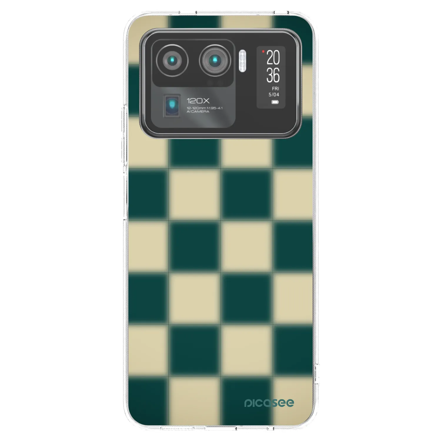 Picasee silikonski prozorni ovitek za Xiaomi Mi 11 Ultra - Shadow Chess