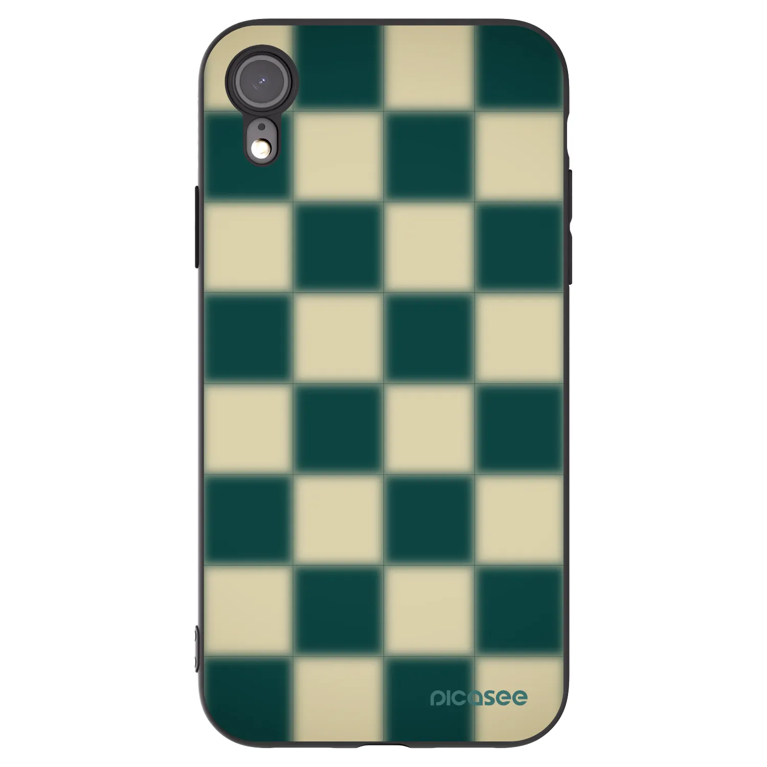 Picasee silikonski črni ovitek za Apple iPhone XR - Shadow Chess