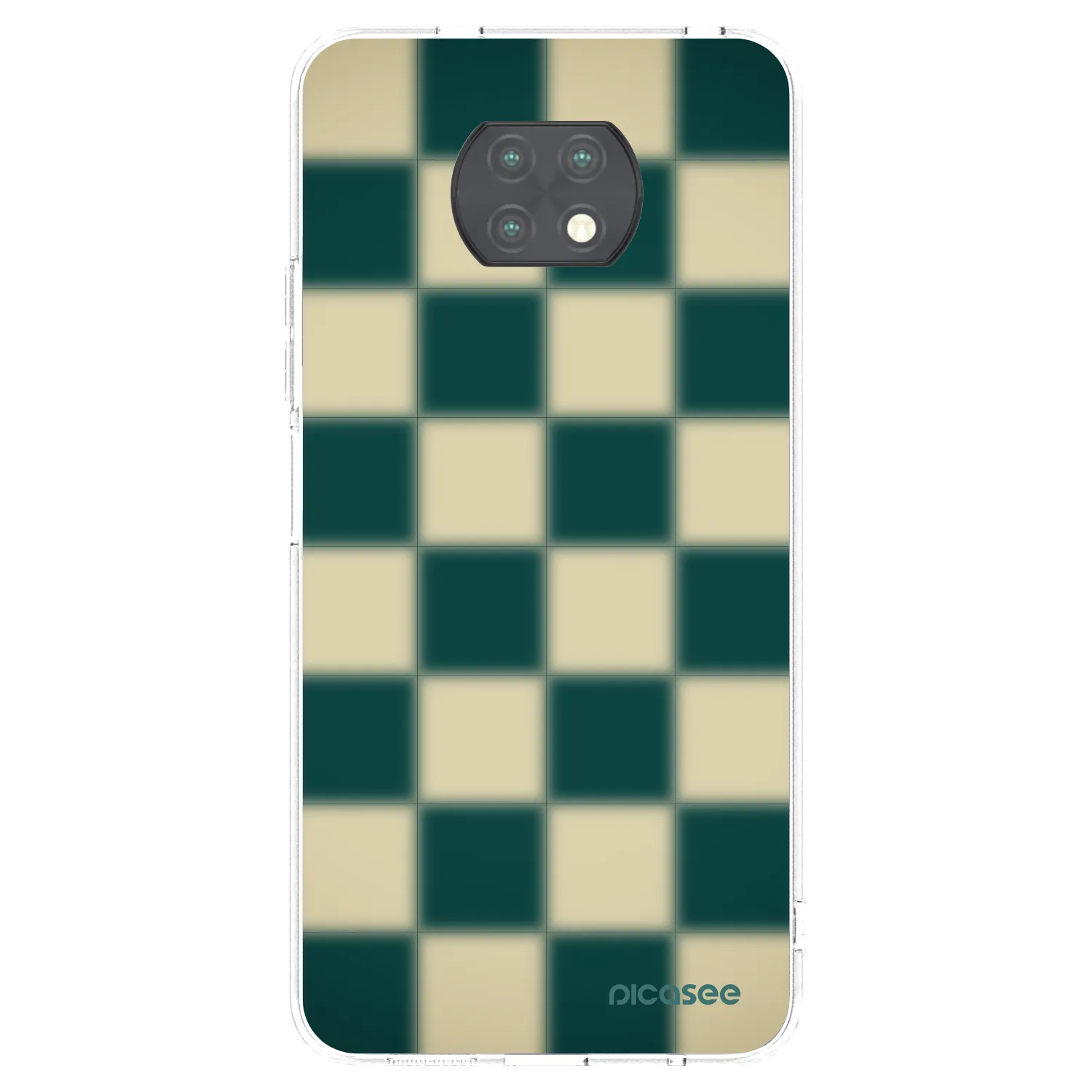 Picasee silikonski prozorni ovitek za Xiaomi Redmi Note 9T - Shadow Chess