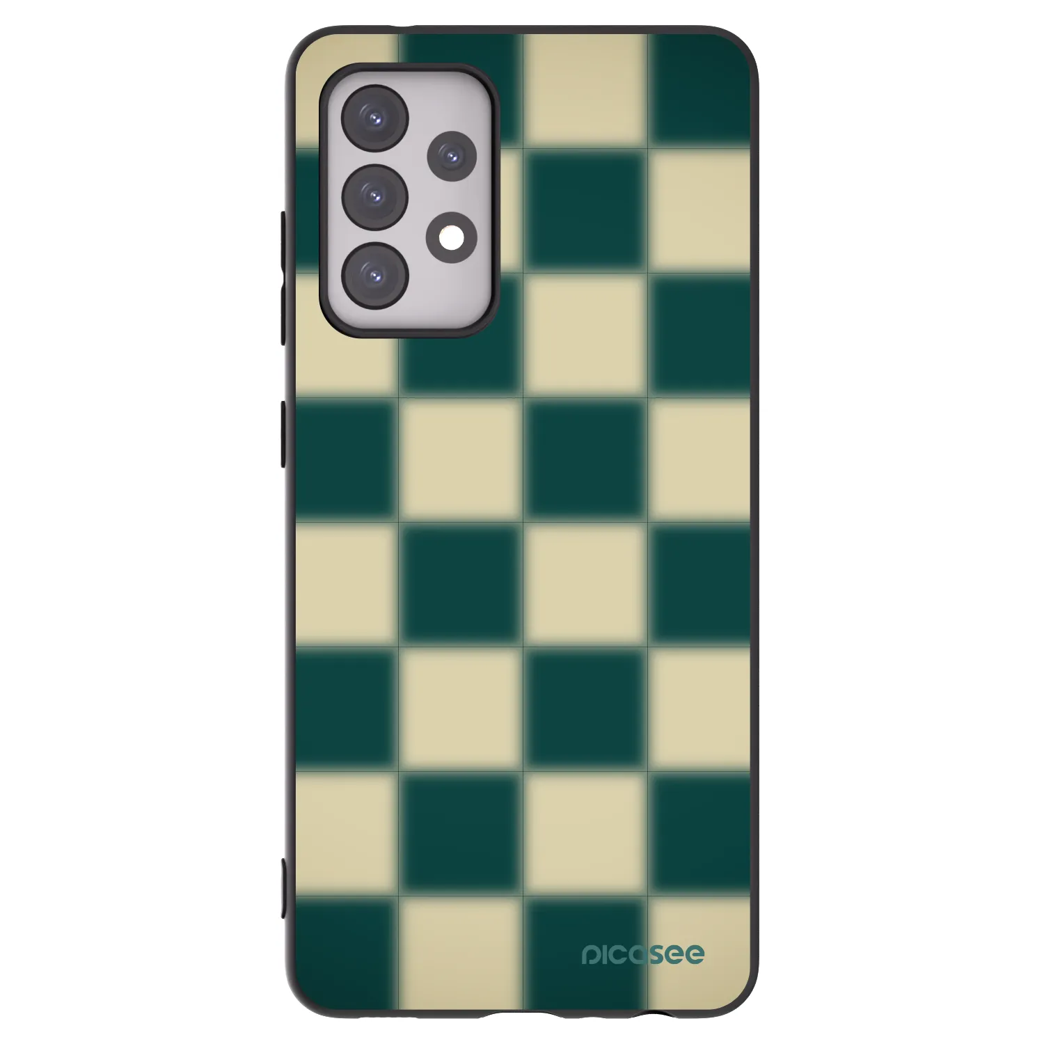 Picasee silikonski črni ovitek za Samsung Galaxy A52s 5G A528B - Shadow Chess