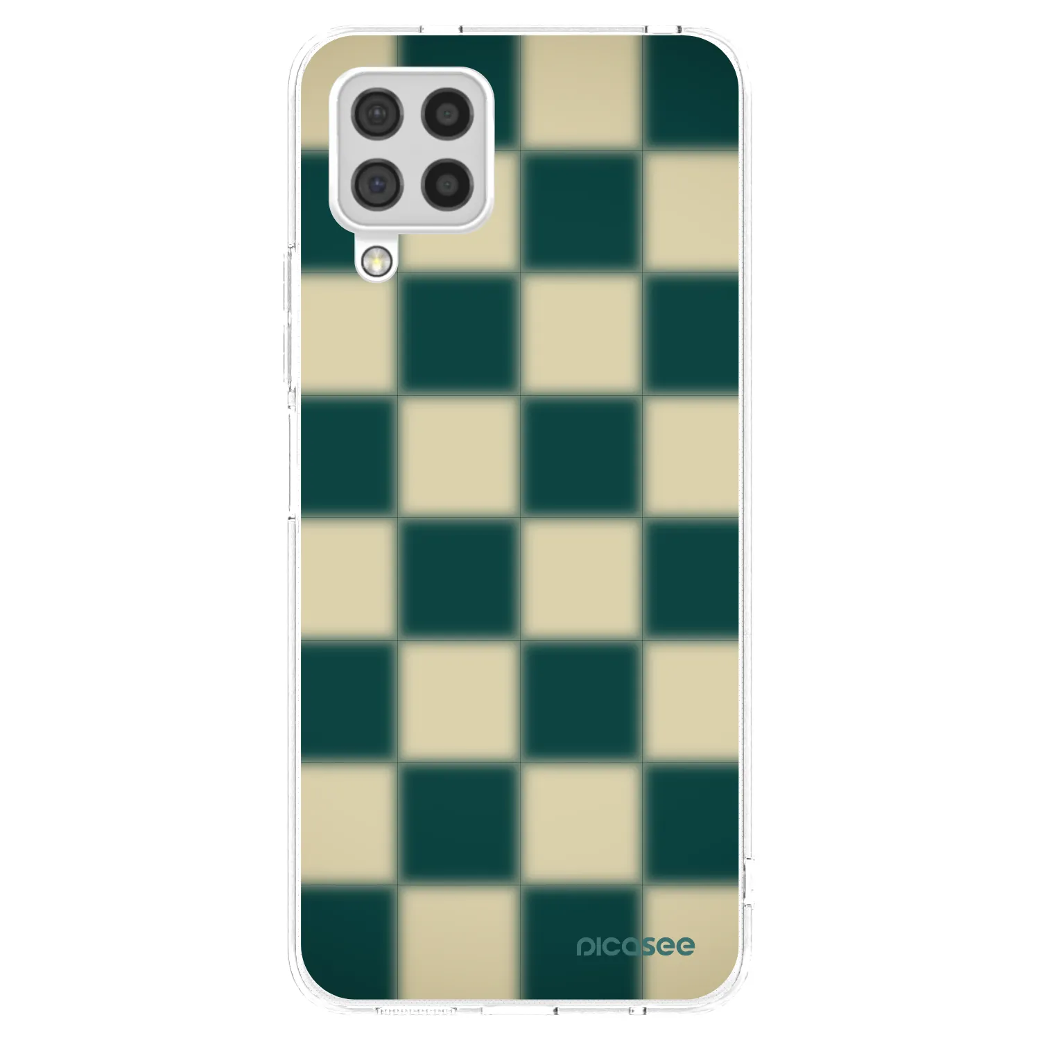 Picasee silikonski prozorni ovitek za Samsung Galaxy A22 A225F 4G - Shadow Chess