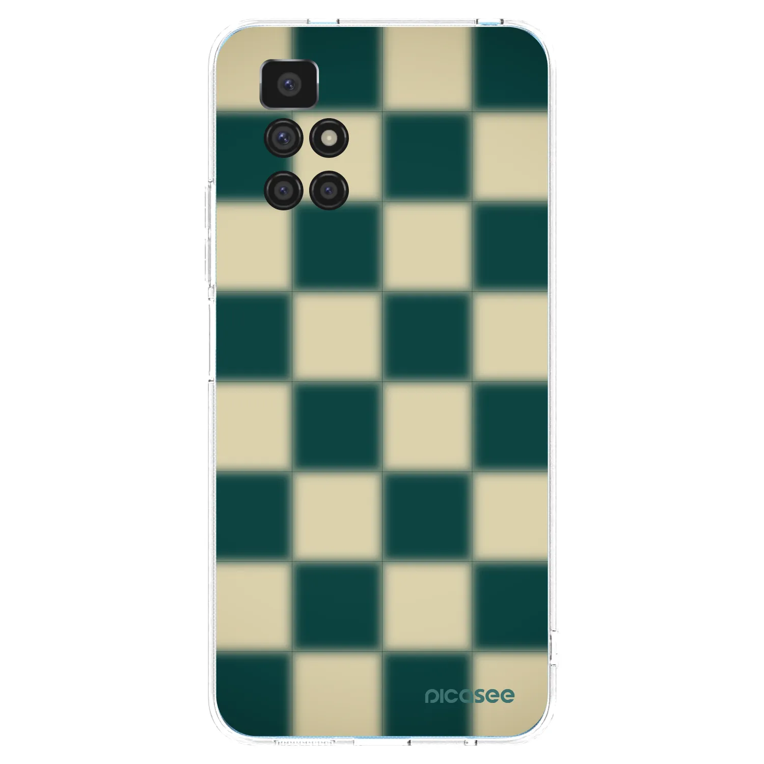 Picasee silikonski prozorni ovitek za Xiaomi Redmi 10 - Shadow Chess