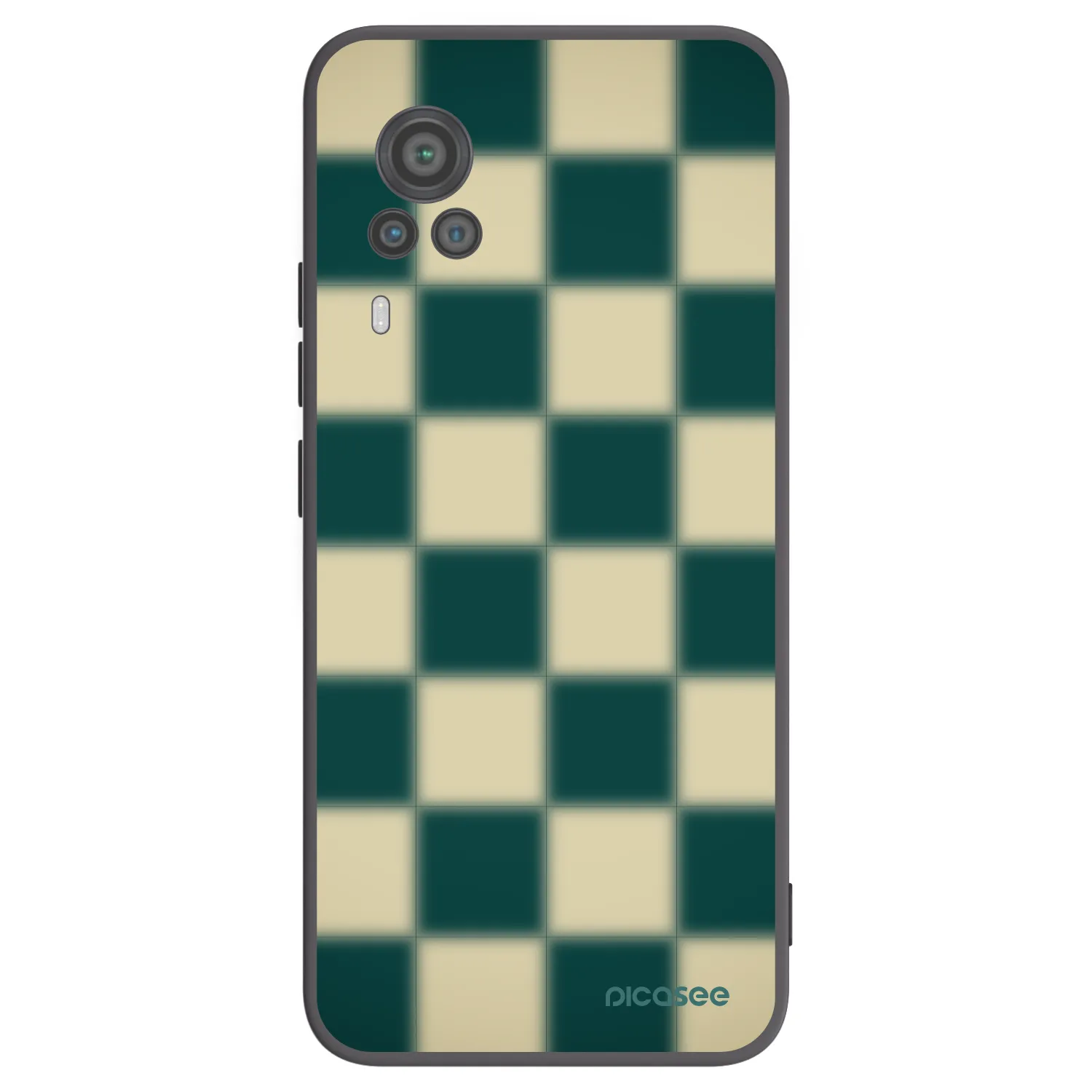 Picasee silikonski črni ovitek za Vivo X60 Pro 5G - Shadow Chess