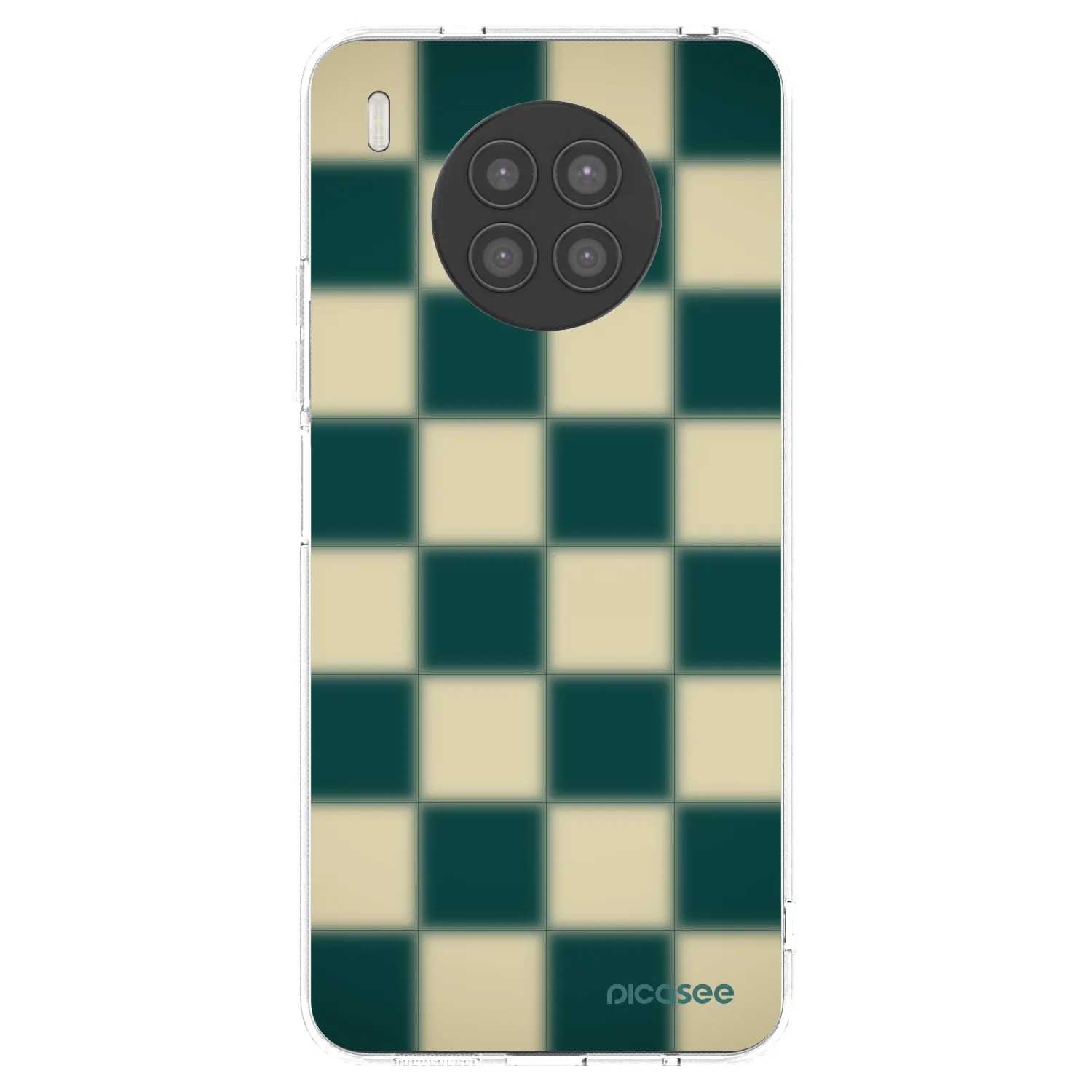 Picasee silikonski prozorni ovitek za Huawei Nova 8i - Shadow Chess