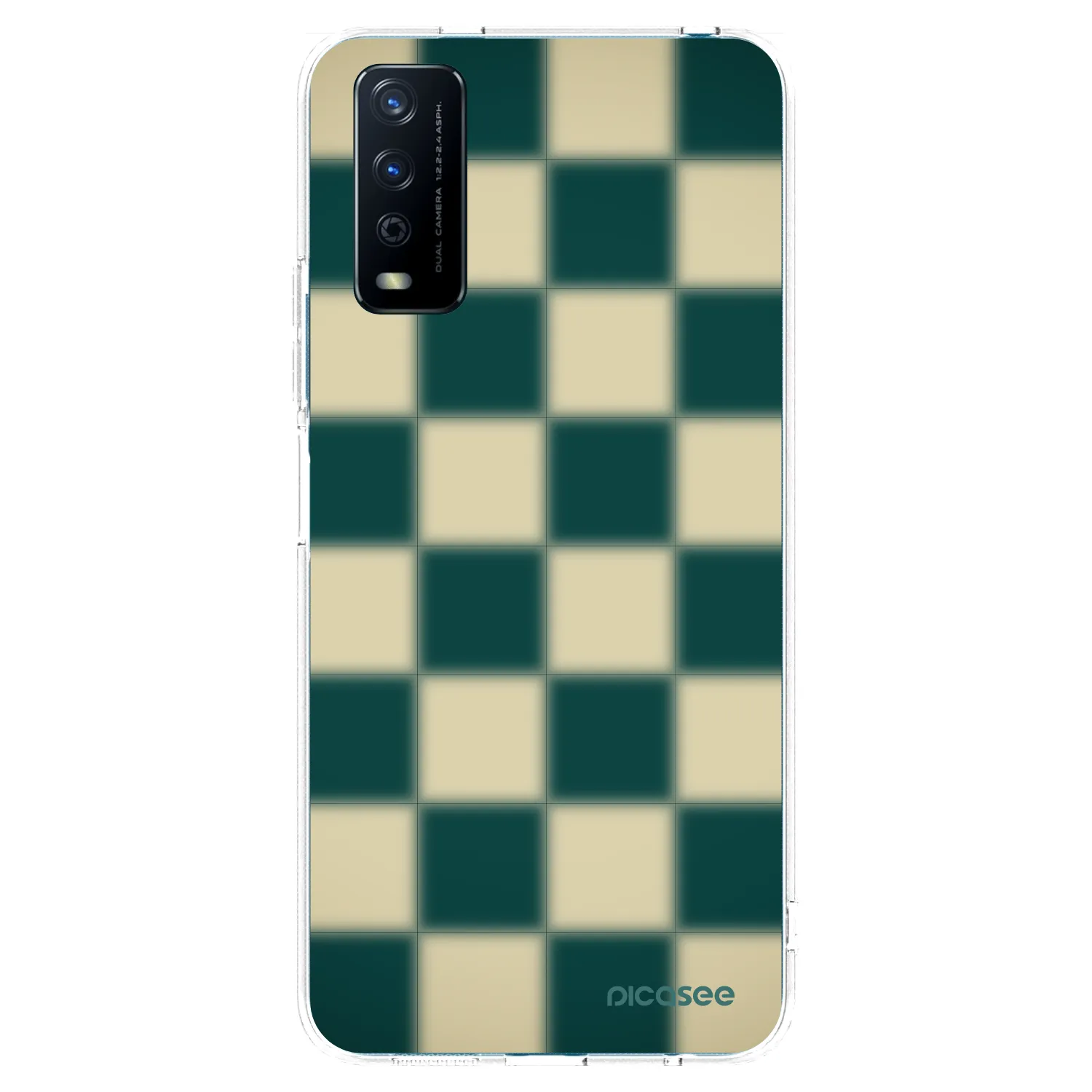 Picasee silikonski prozorni ovitek za Vivo Y11s - Shadow Chess
