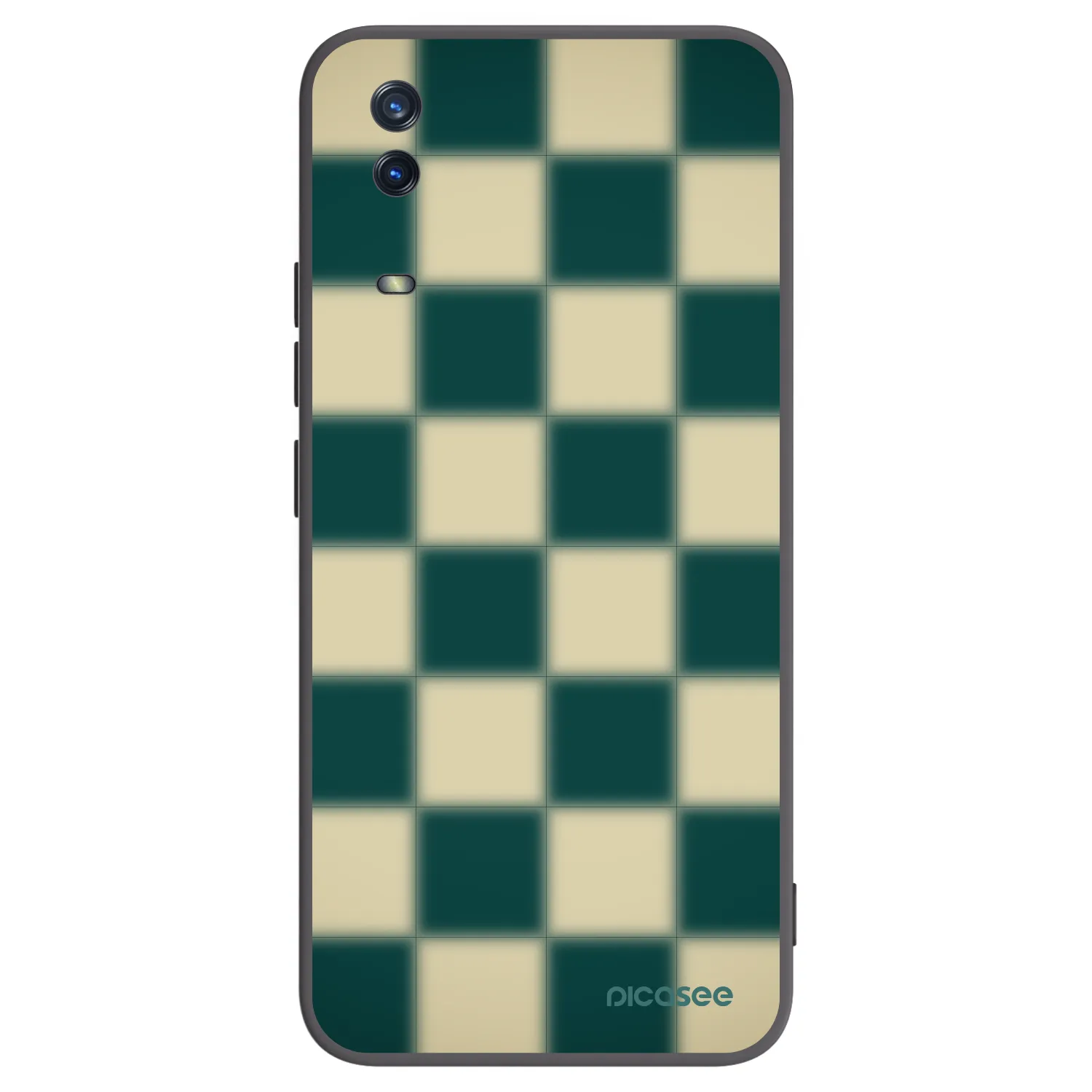 Picasee silikonski črni ovitek za Vivo Y11s - Shadow Chess