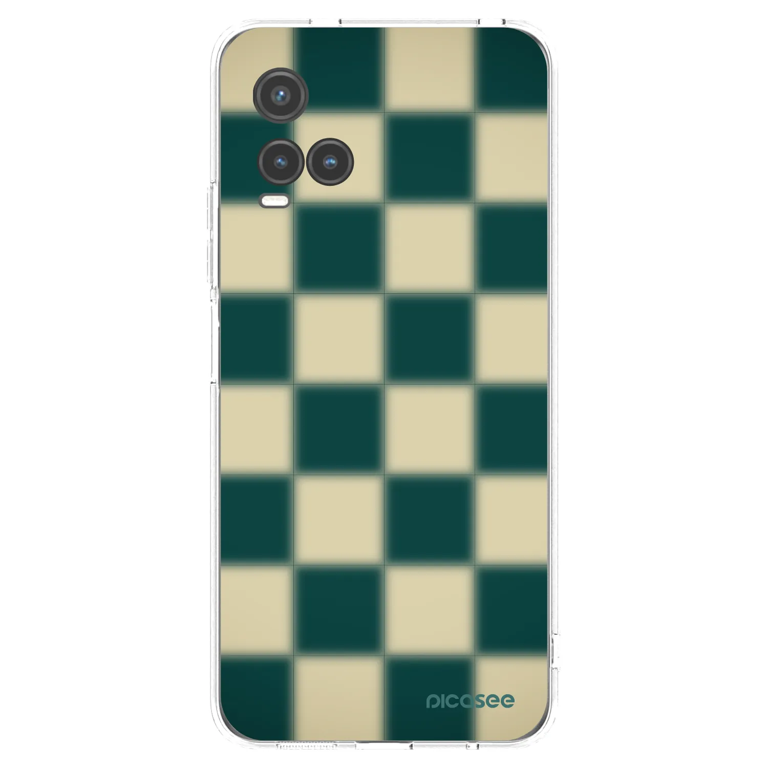 Picasee silikonski prozorni ovitek za Vivo Y33s - Shadow Chess