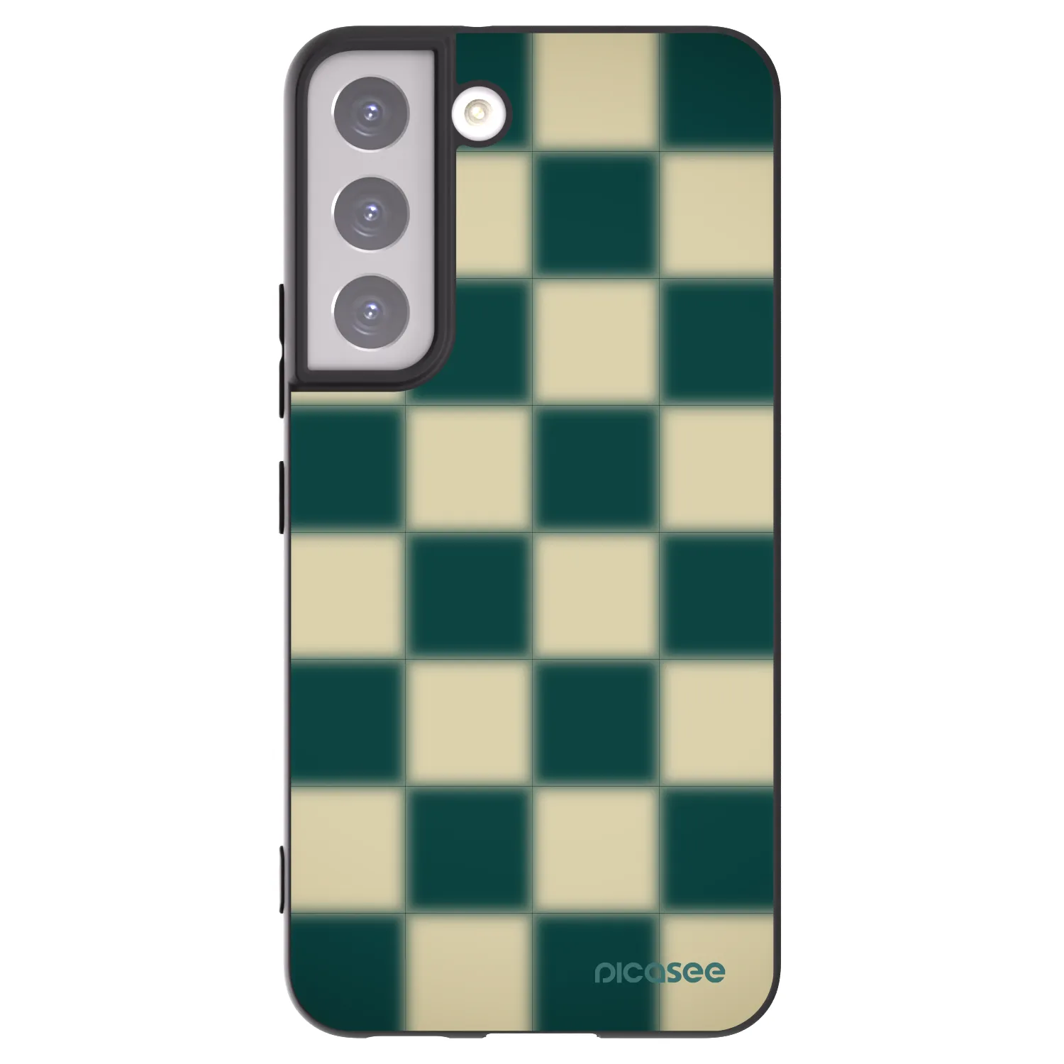 Picasee silikonski črni ovitek za Samsung Galaxy S22 5G - Shadow Chess