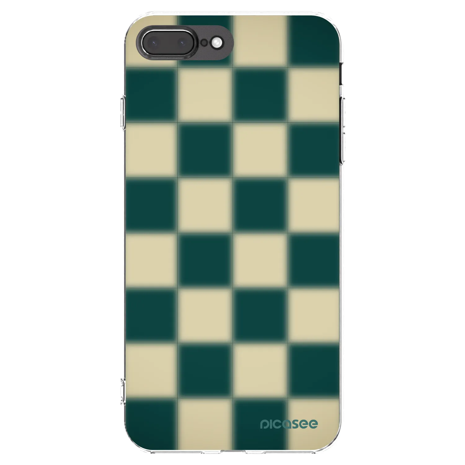 Picasee silikonski prozorni ovitek za Apple iPhone 7 Plus - Shadow Chess