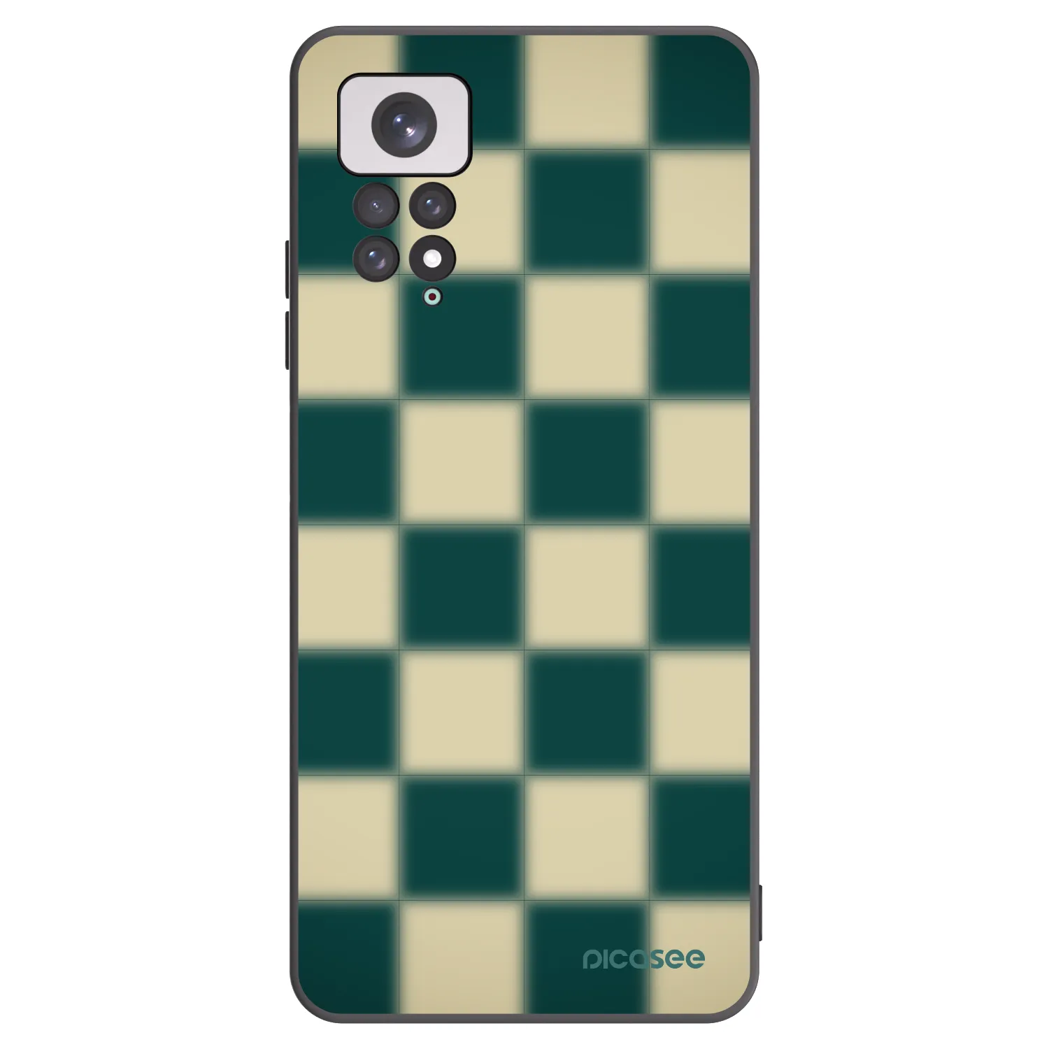 Picasee silikonski črni ovitek za Xiaomi Redmi Note 11 - Shadow Chess